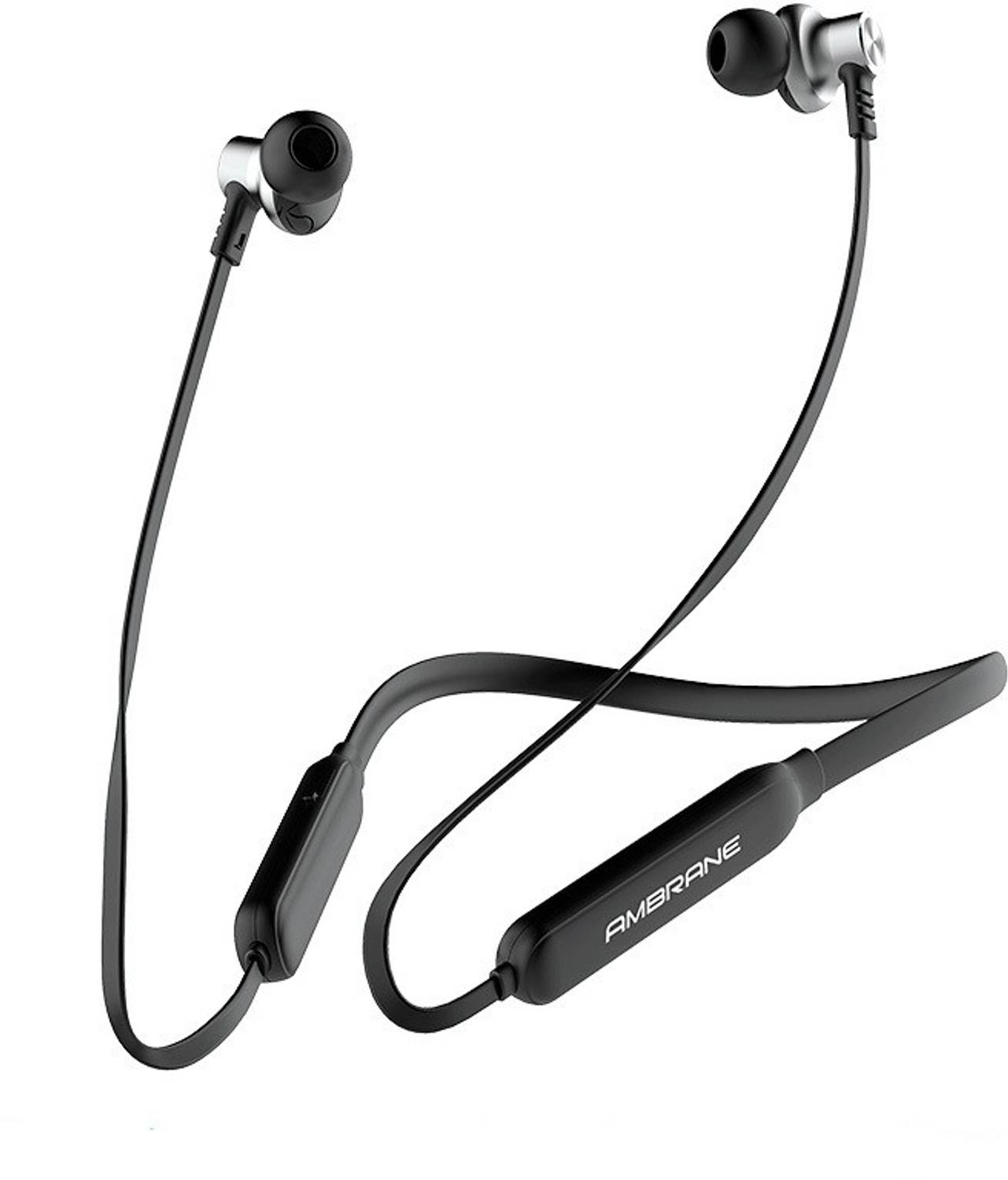 Ambrane ANB-83 Collar Neckband Earphone with Magnetic Earbuds Bluetooth