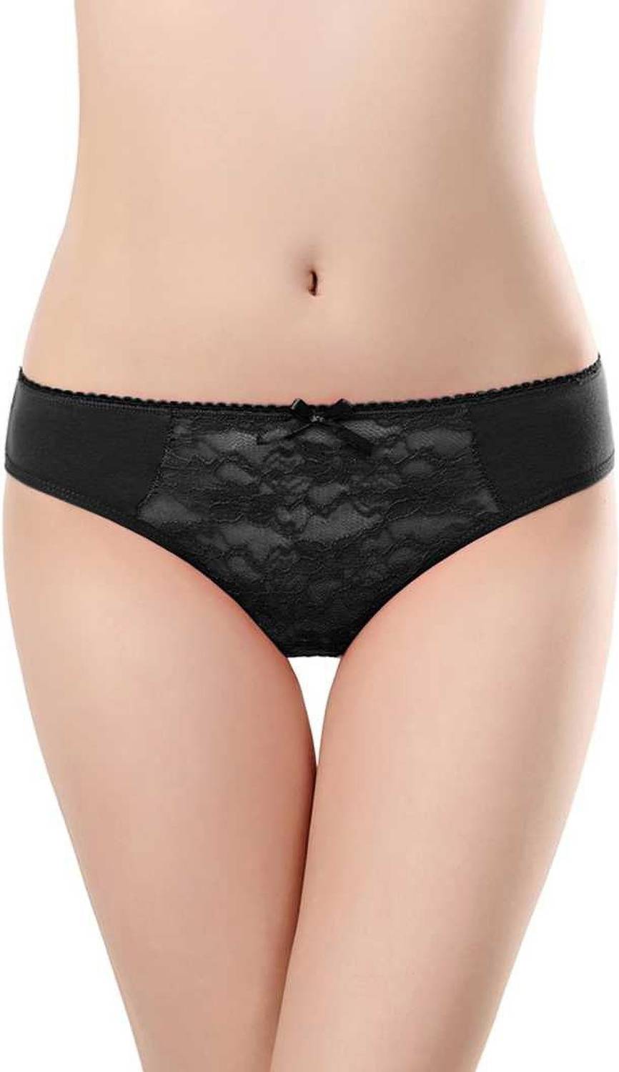 ANSARI HOSIERY Women Bikini Black Panty