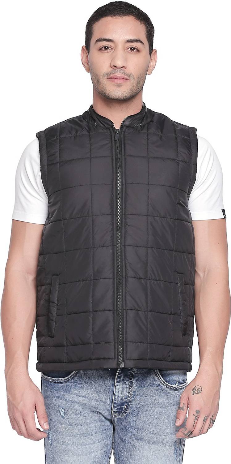 Byford by Pantaloons Sleeveless Solid Men Jacket