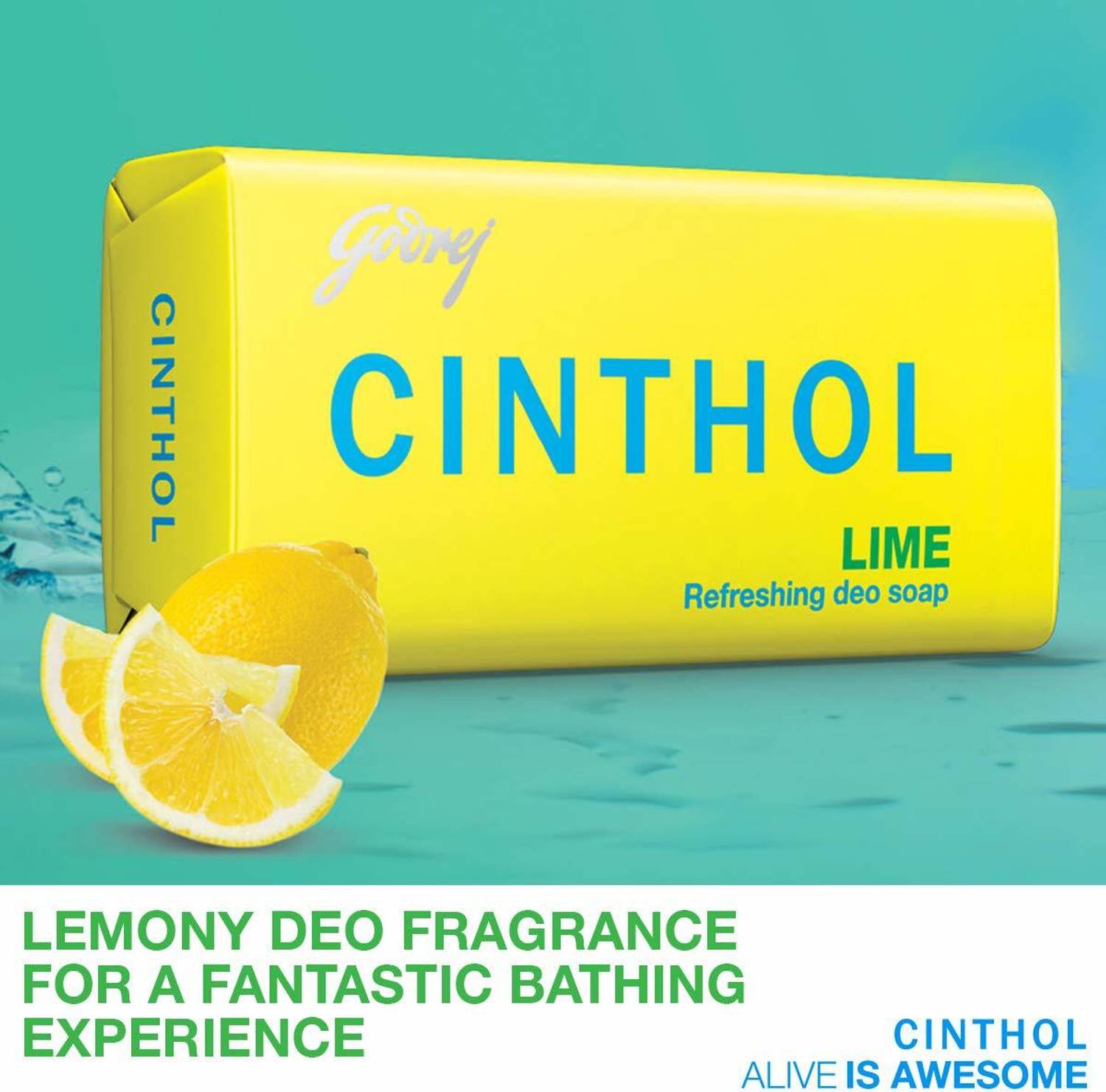 Cinthol Lime Bath Soap Pack of 6 Pack of 6 · 100 g (600 g total) - Image 2
