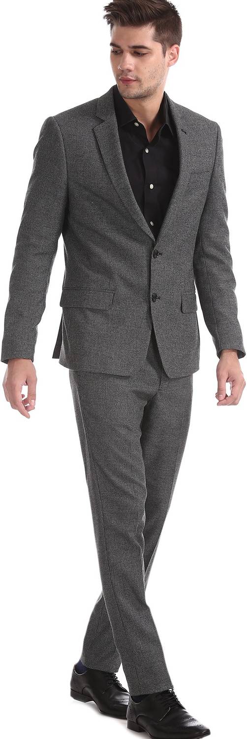 Arrow Newyork Super Slim Self Design Men Suit