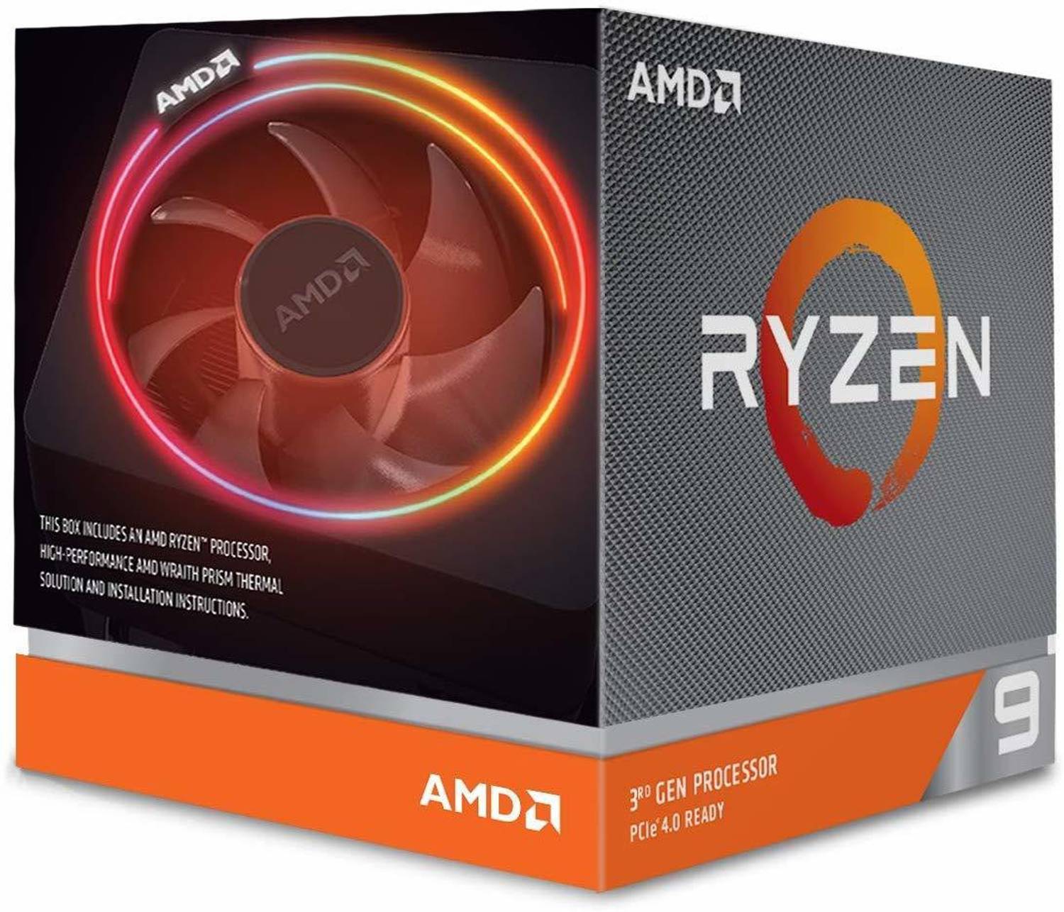 その他 AMD Ryzen 9 3900X AMD Ryzen 9 3900X with Wraith Prism & RGB LED Cooler (100