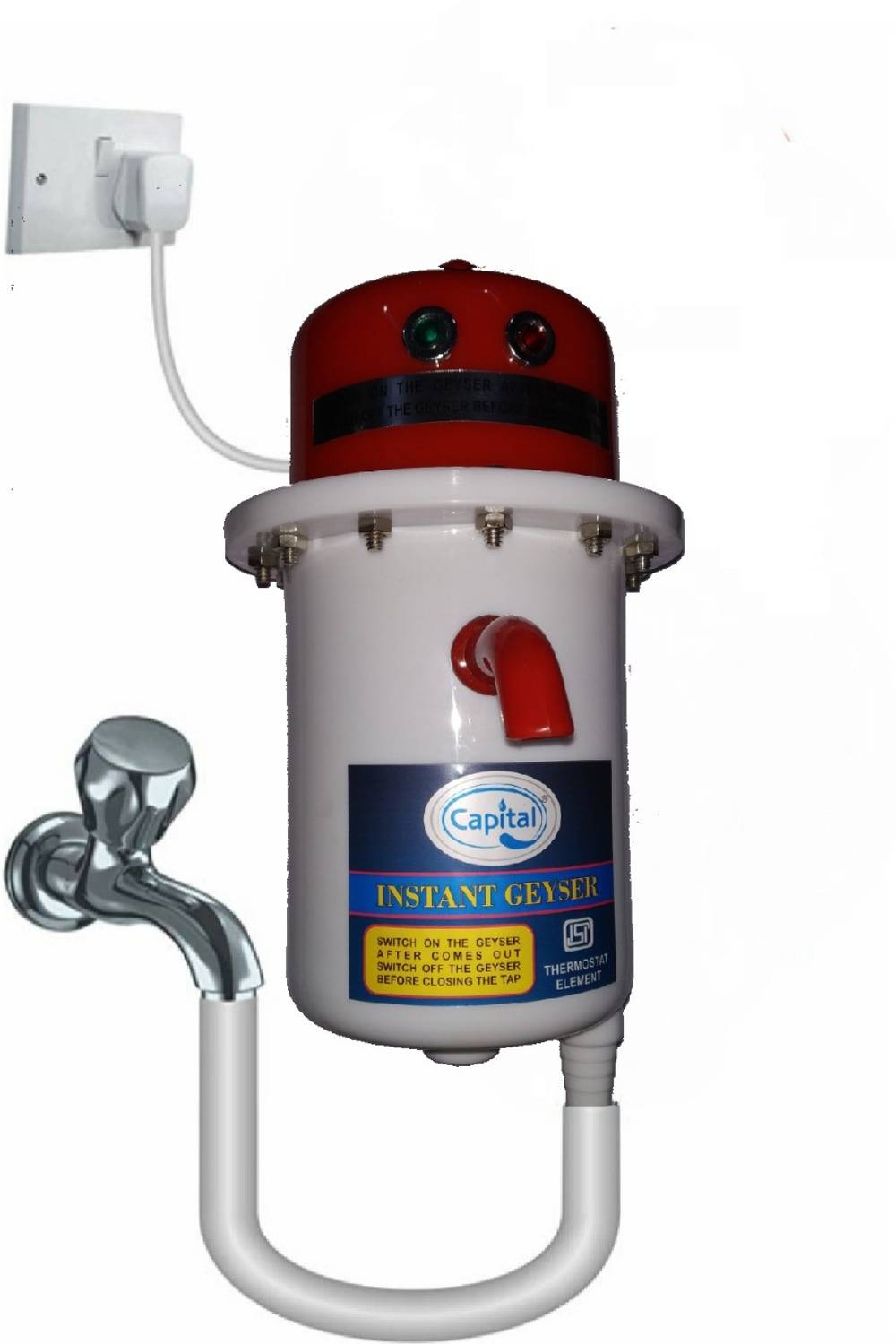 Capital 1 L Instant Water Geyser (PORTABLE GEYSER 3KW 1 L INSTANT