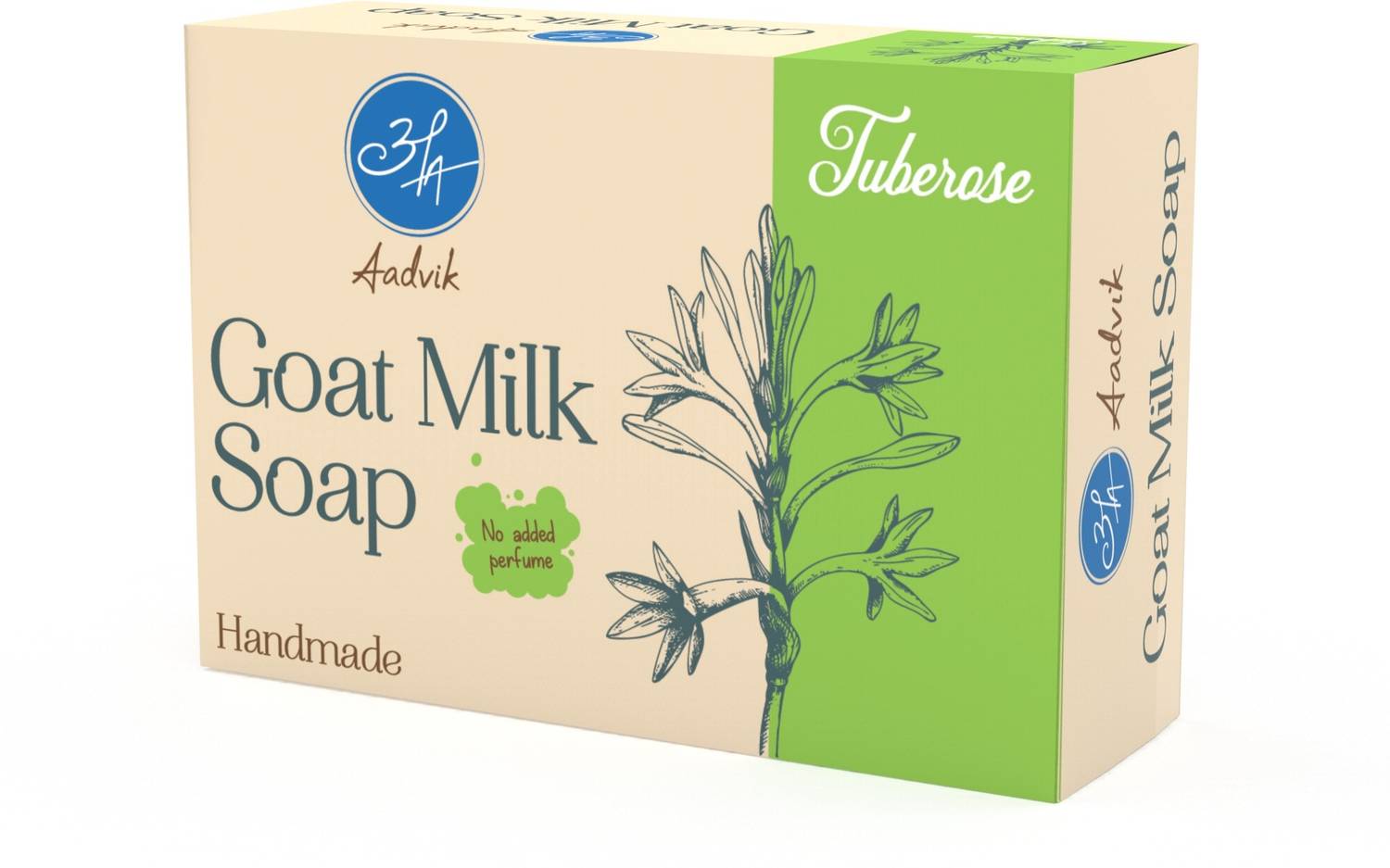 Aadvik Goat Milk Soap With Tuberose | 100g