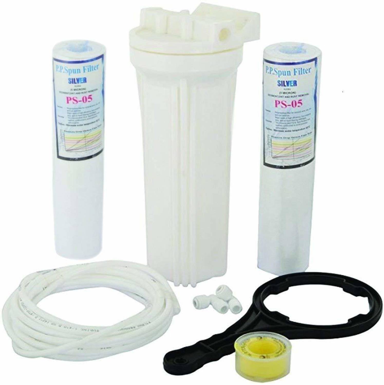 MG WATER SOLUTION Spun, Spanner and Telfon Kit for RO Water Purif
