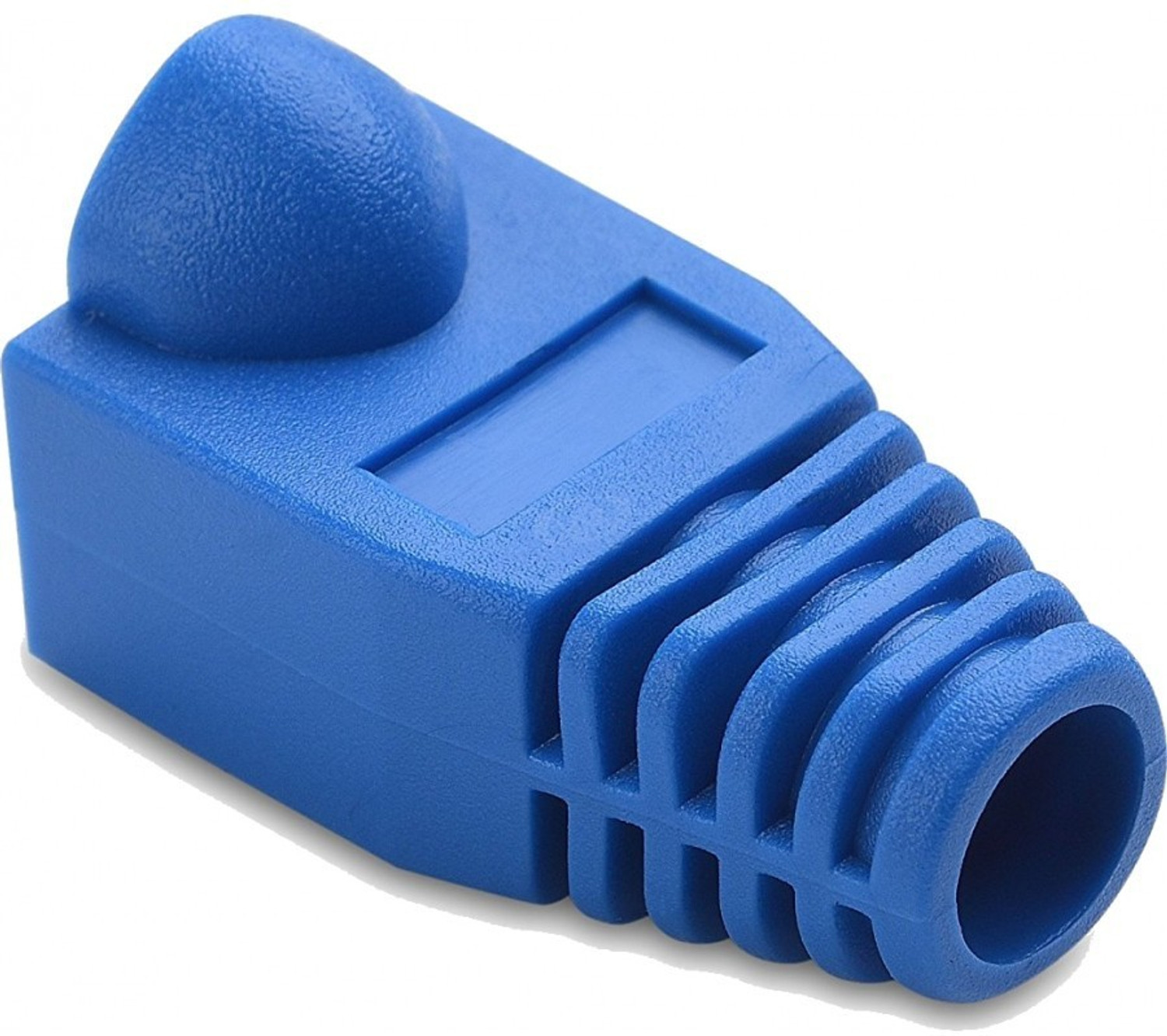 Image of RIVER FOX 50 Pieces Cat5E Cat6 Rj45 Plugs Strain Relief Socket Boots Connector Silicone Cap Wireless Wire Connector