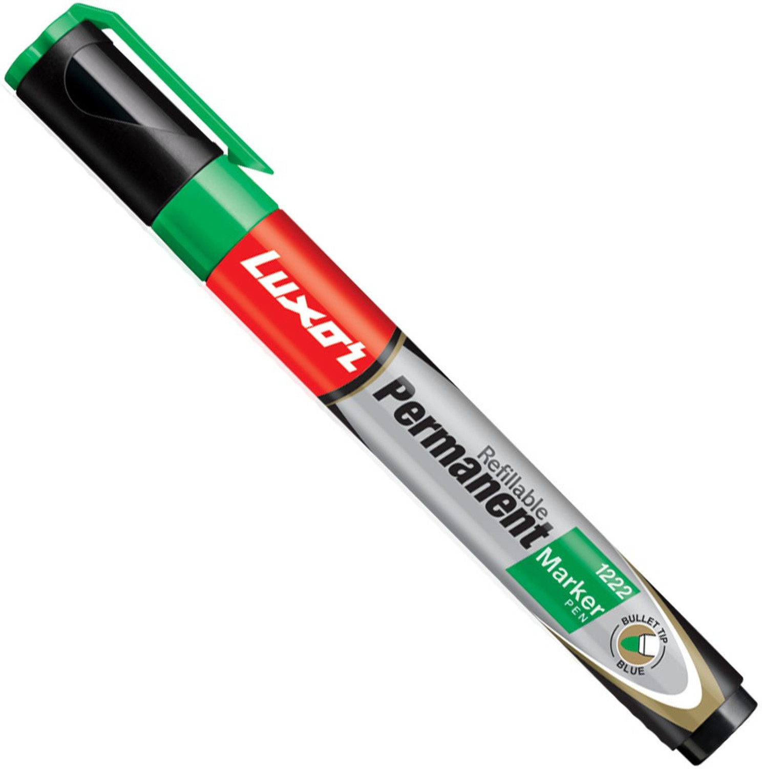 Image of LUXOR Refillable Green Permanent Marker
