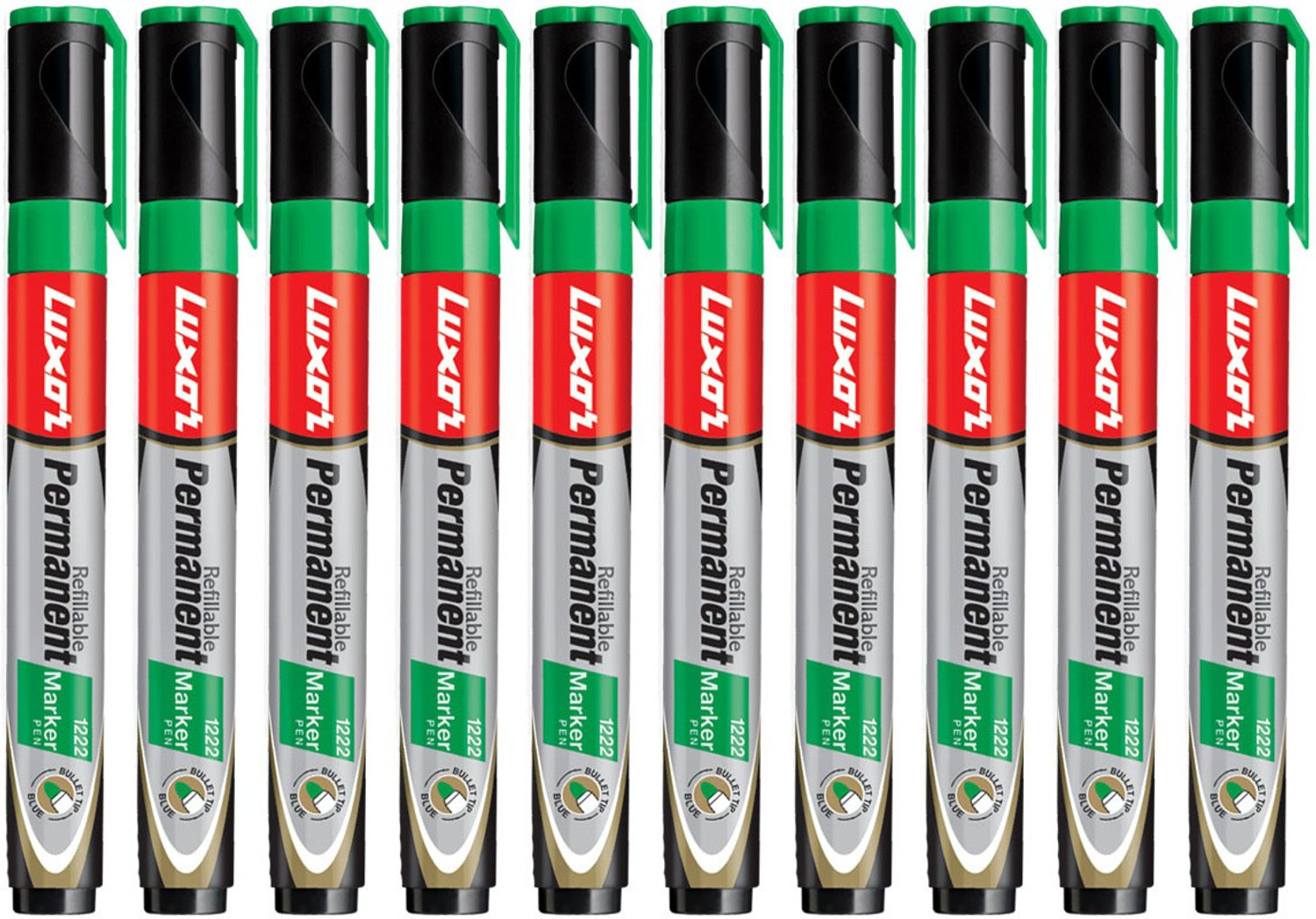 Image of LUXOR Refillable Green Permanent Marker