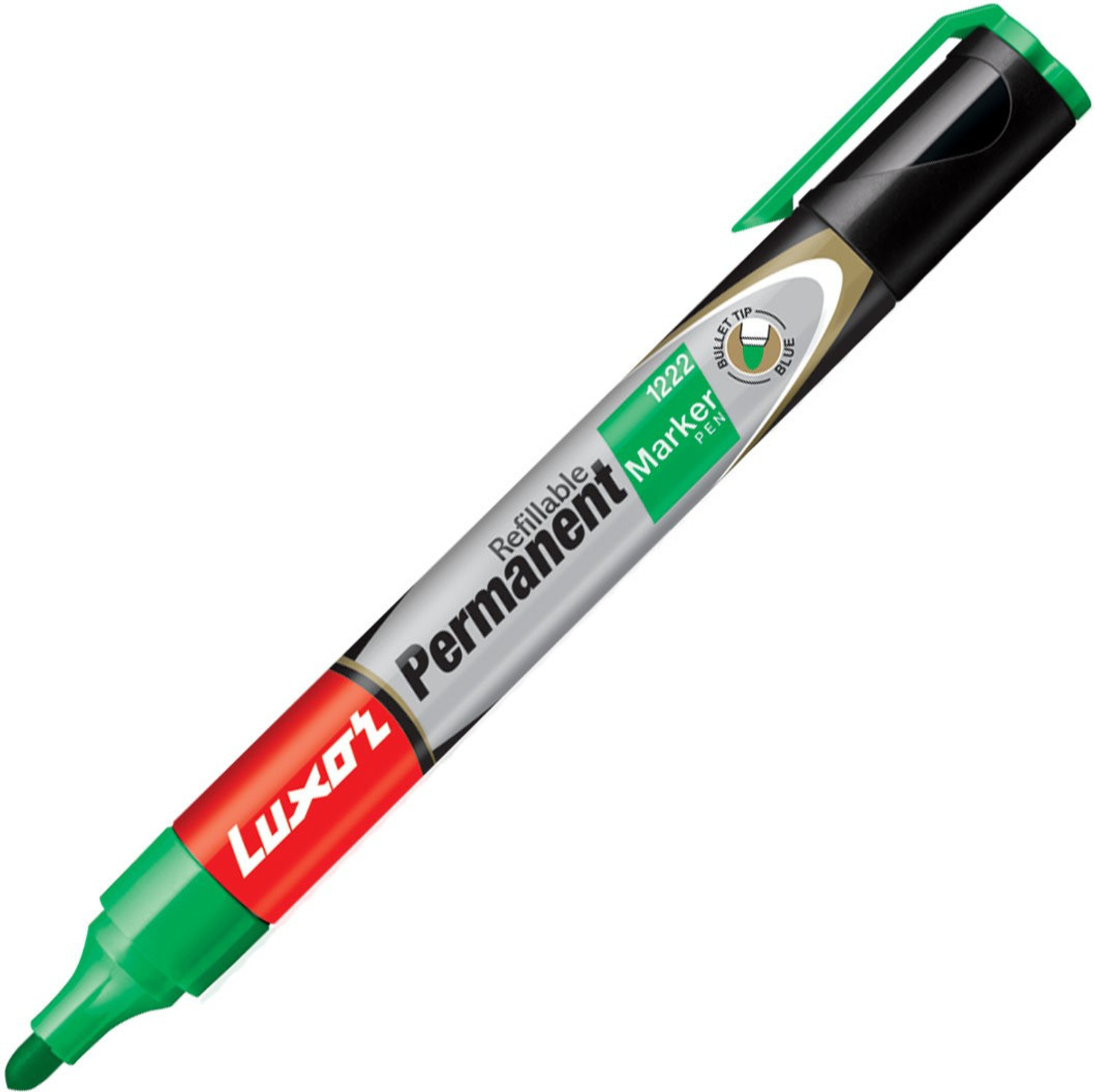 Image of LUXOR Refillable Green Permanent Marker
