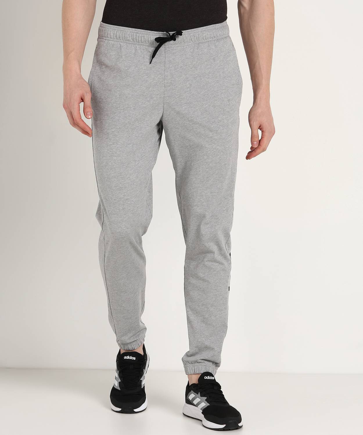 ADIDAS Solid Men Grey Track Pants