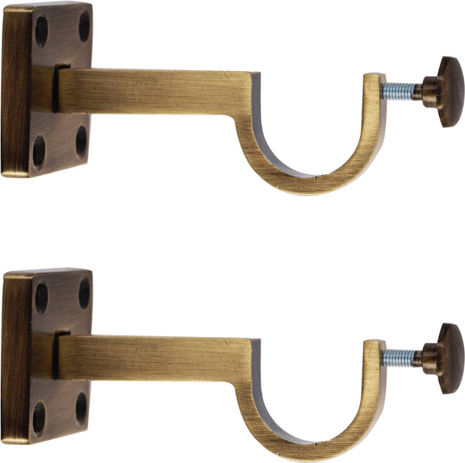 casagold Gold Rod Rail Bracket Metal
