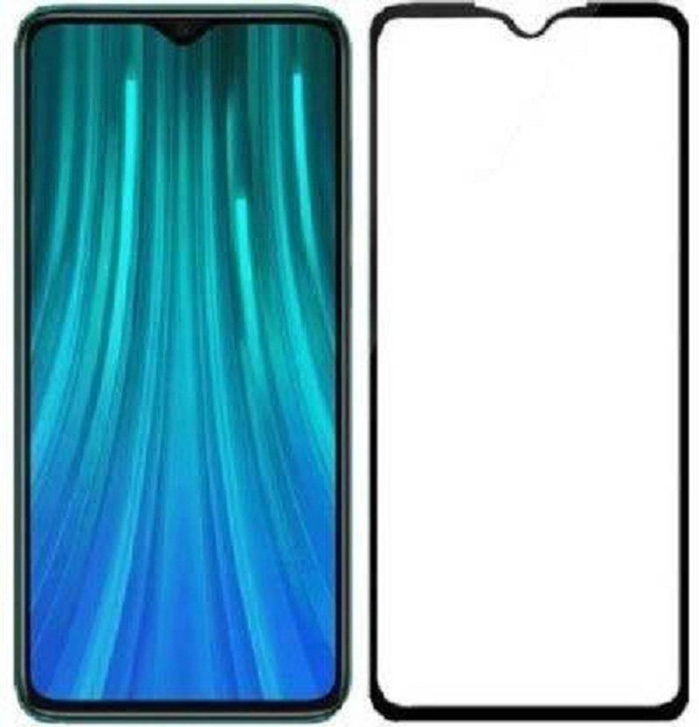 BVR Edge To Edge Tempered Glass for Mi Redmi Note 8 Pro