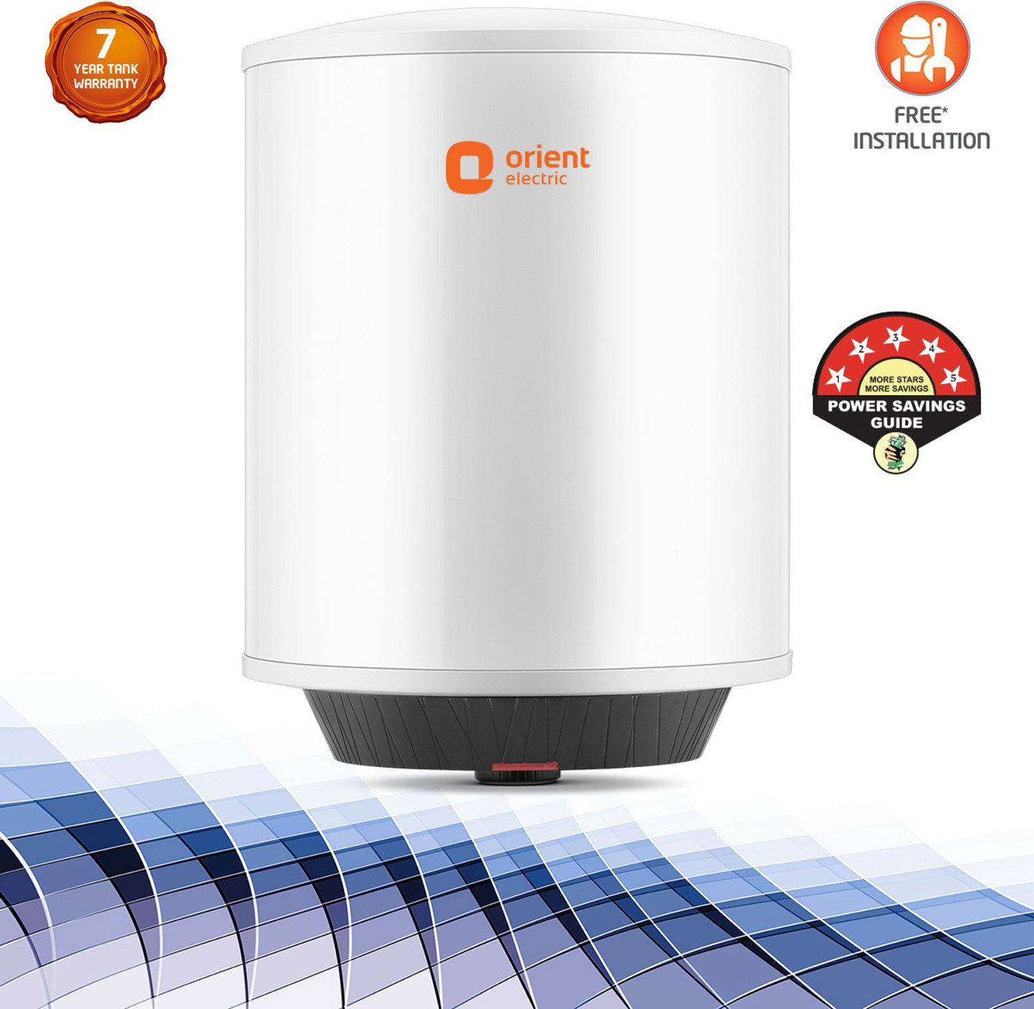 Image of Orient Electric SWEW25VPGM2-WH 25 L Storage Water Geyser