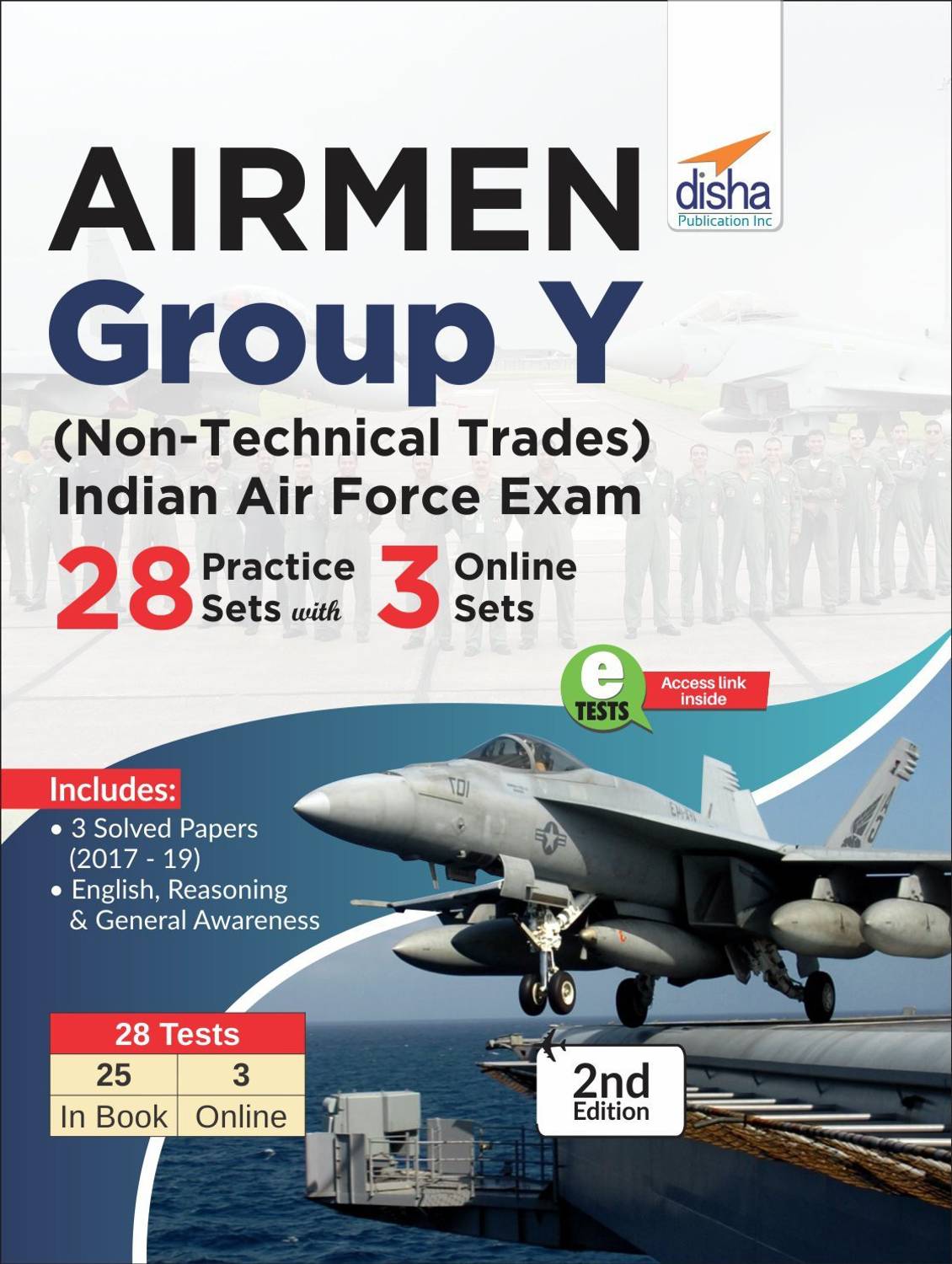 Airmen Group Y (Non-Technical Trades) Indian Air Force Exam 28 Practice Sets with 3 Online Sets 2nd Edition