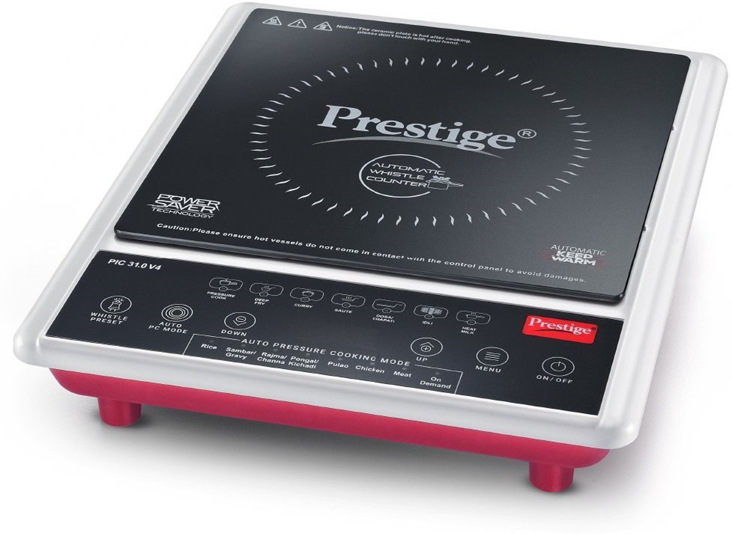 Image of Prestige 2000 W Induction Cooktop Push Button