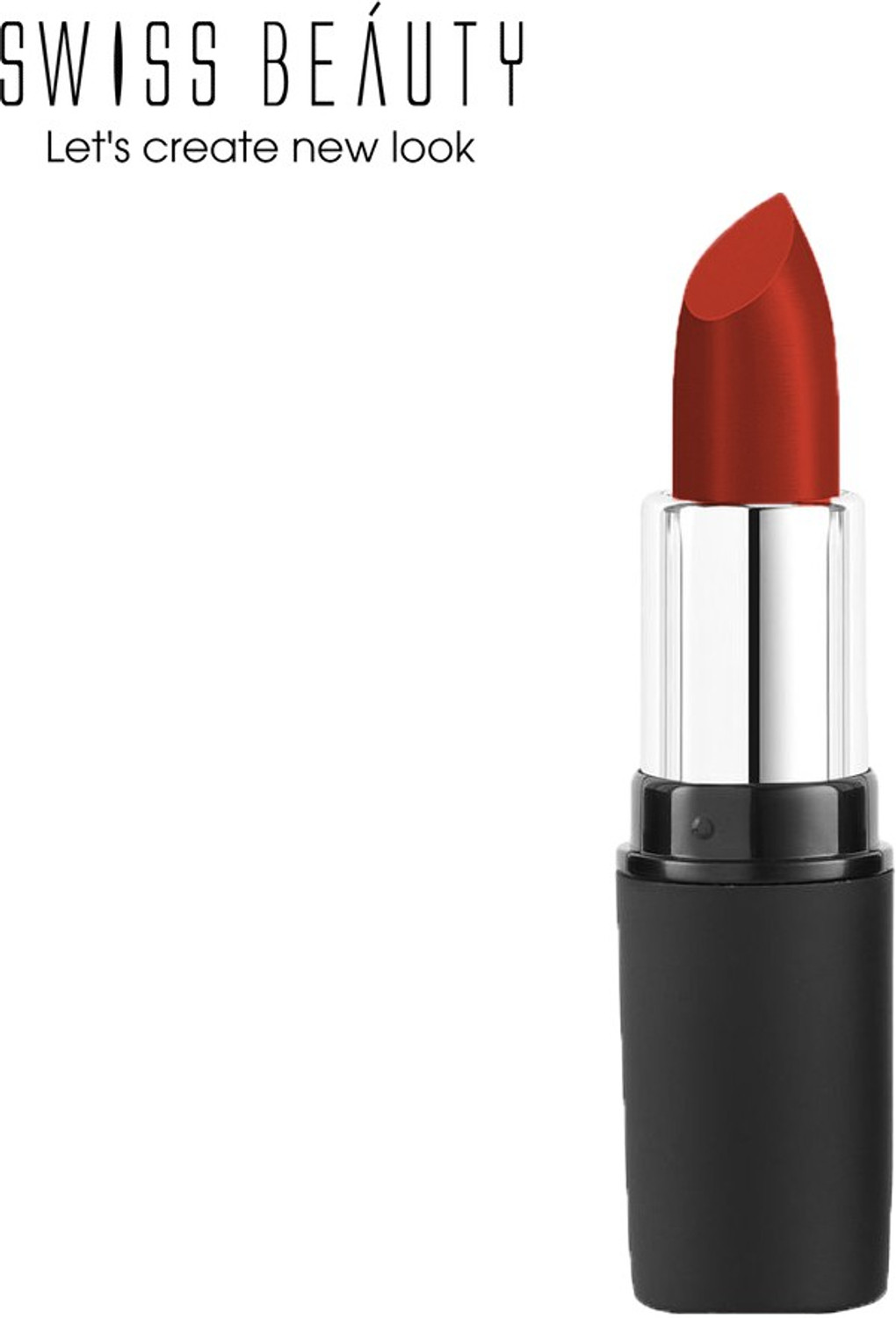 Image of SWISS BEAUTY Pure Matte Creamy Lipstick | Non Drying Pigmented | Smooth Long Lasting