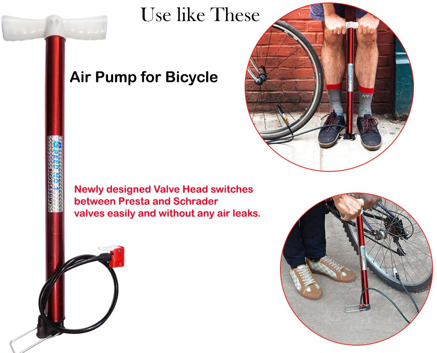 Image of CNET 160 psi Tyre Air Pump for Car & Bike