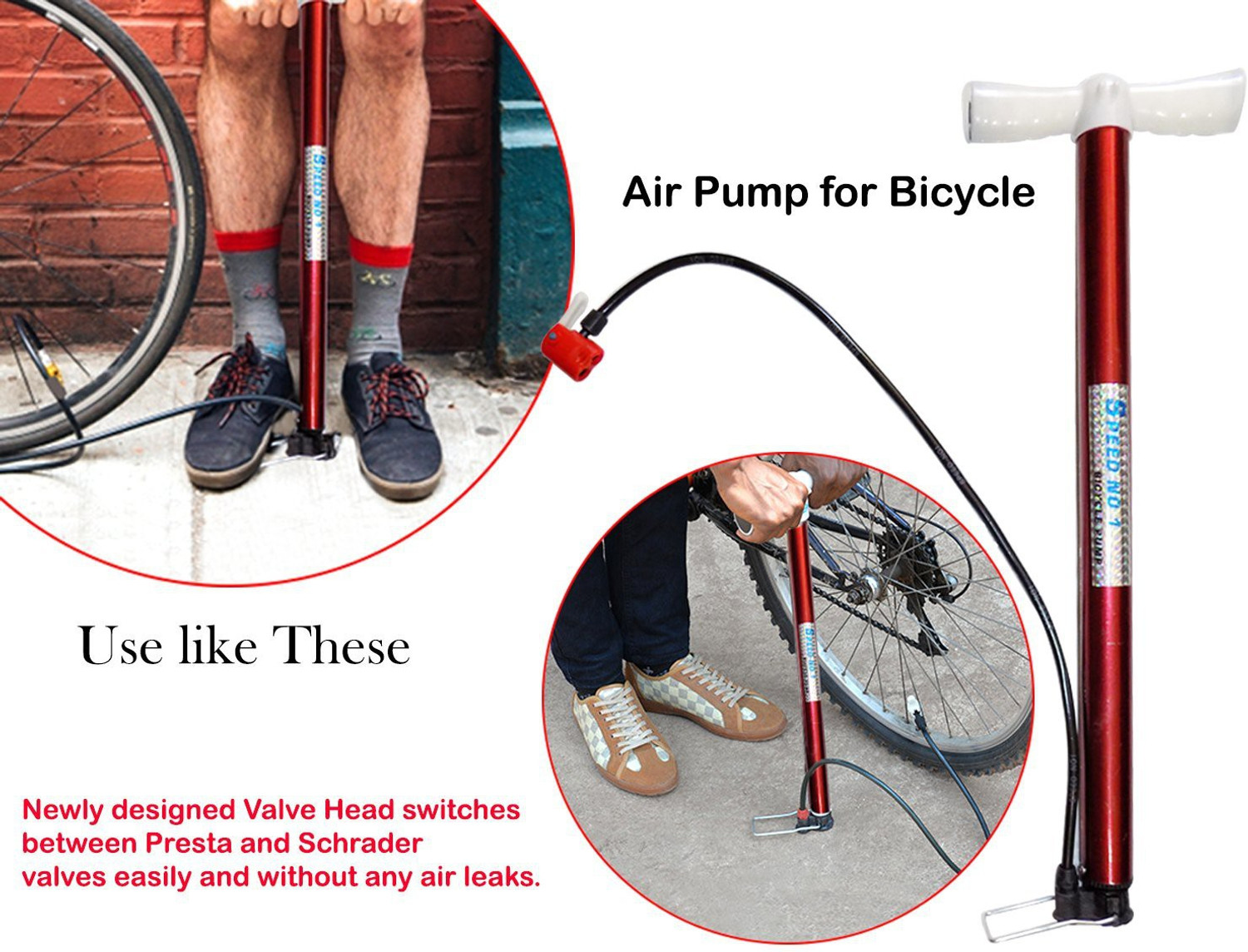 Image of CNET 160 psi Tyre Air Pump for Car & Bike