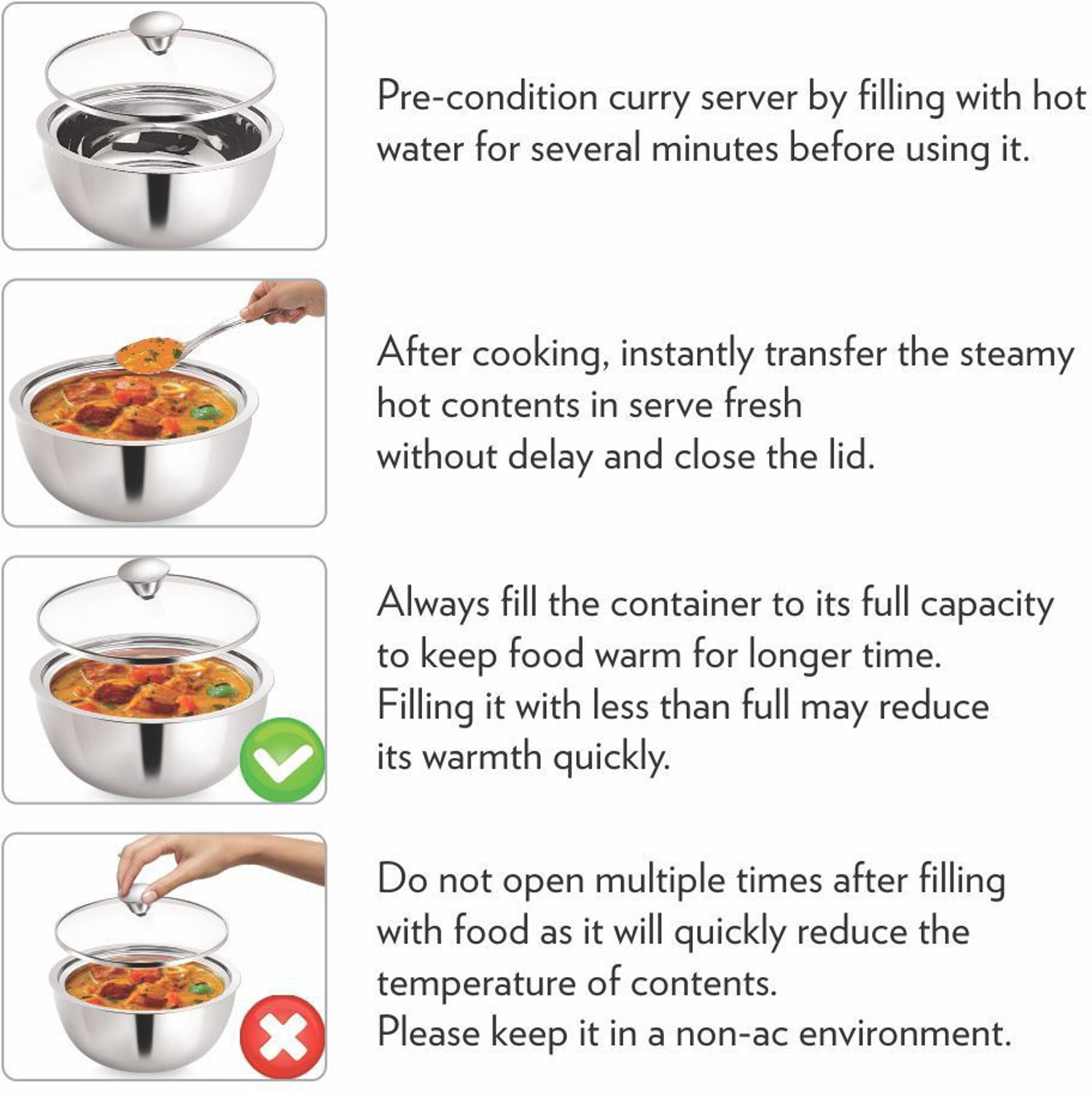 Image of BOROSIL Serve Fresh Pack of 2 Cook and Serve Casserole