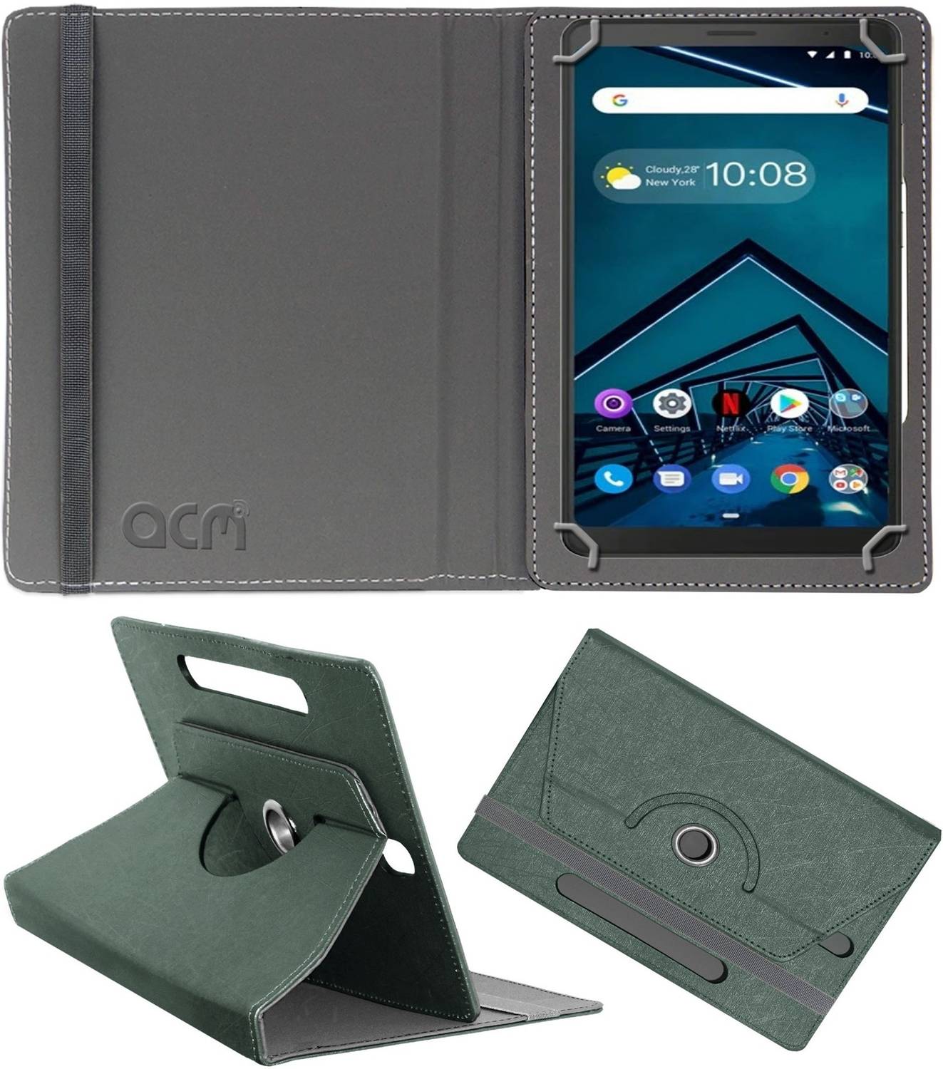 ACM Flip Cover for Lenovo Tab V7 6.9 inch