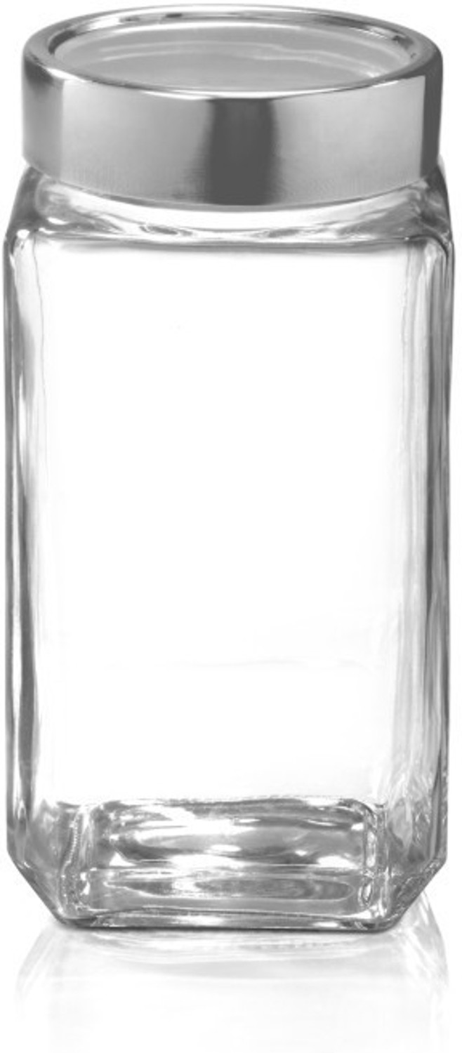 Image of TREO Glass Utility Container - 1 L (Pack of 6, Clear)