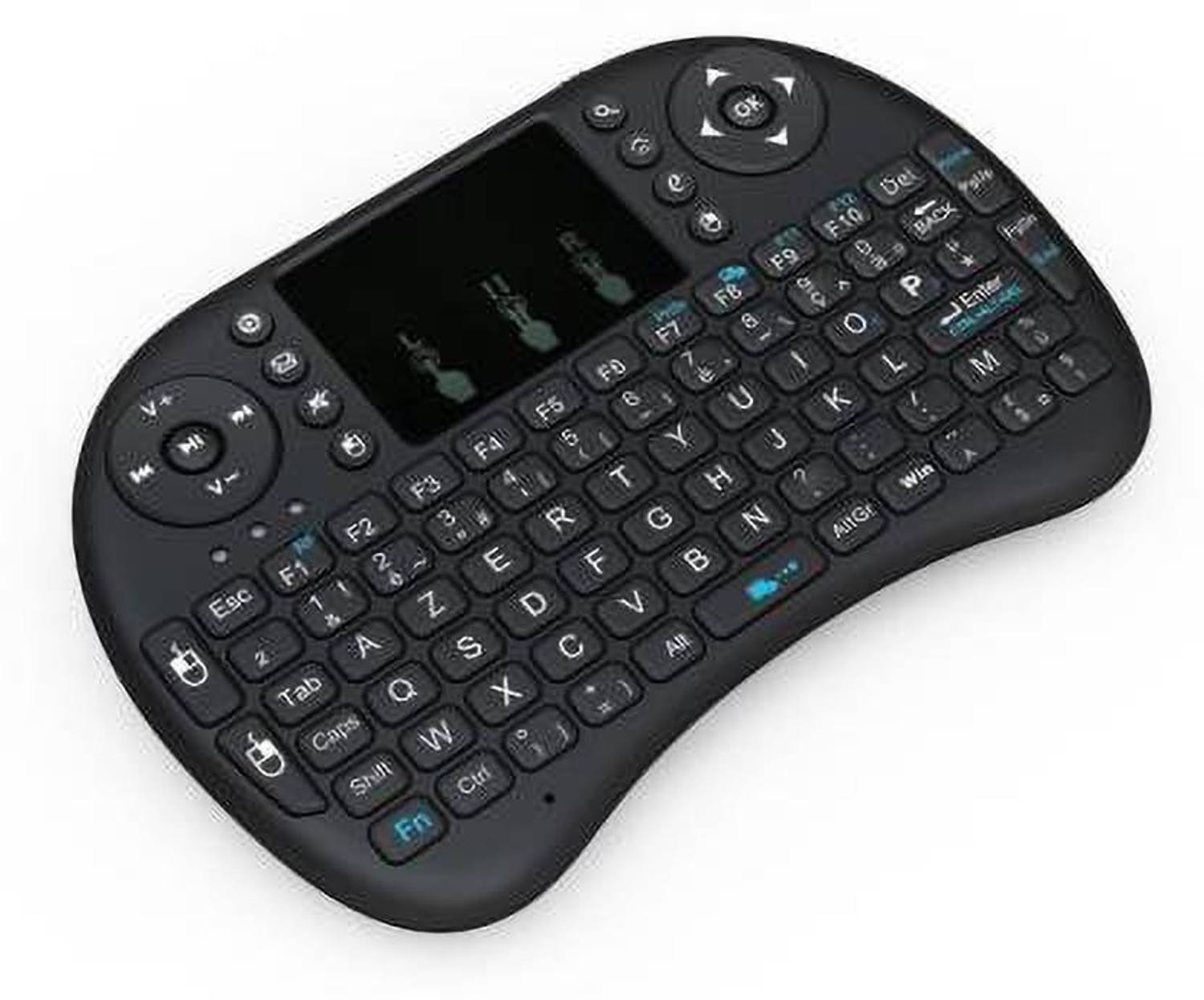 lexcru Wireless Mini Keyboard with Touchpad Black - Battery Inclu