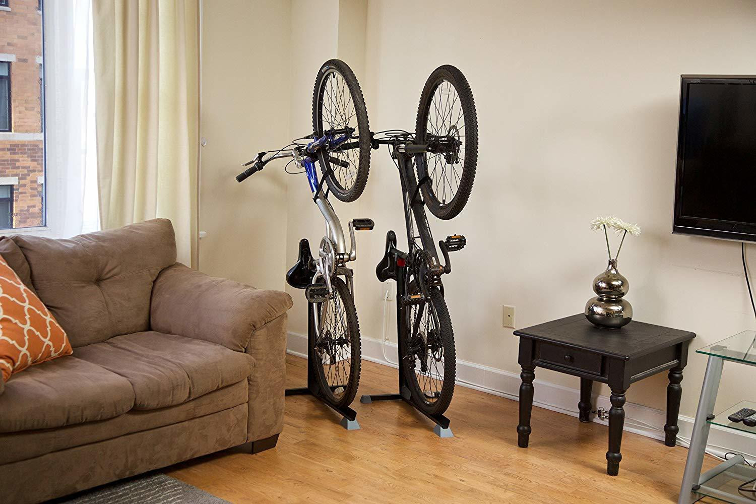 Image of Schrodinger 30025 Bicycle Cycle Parking Floor Stand Display Vertical Cycling Stand