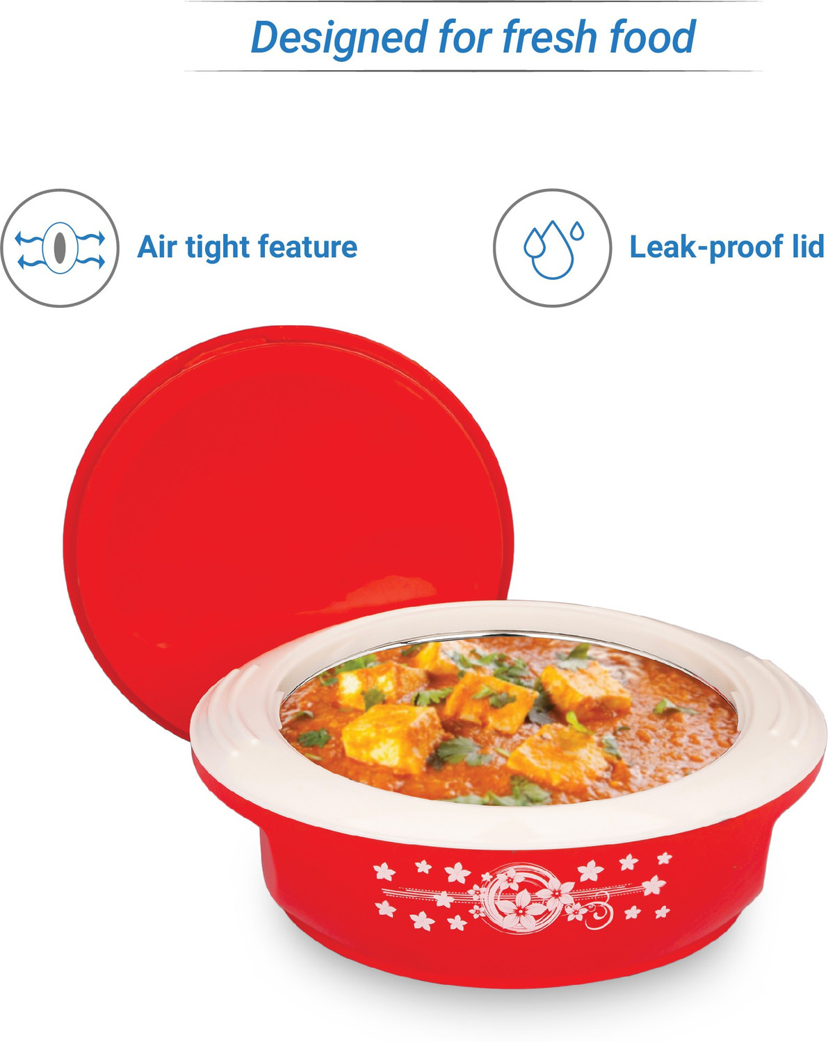 Image of Flipkart SmartBuy Classic Pack of 3 Thermoware Casserole Set