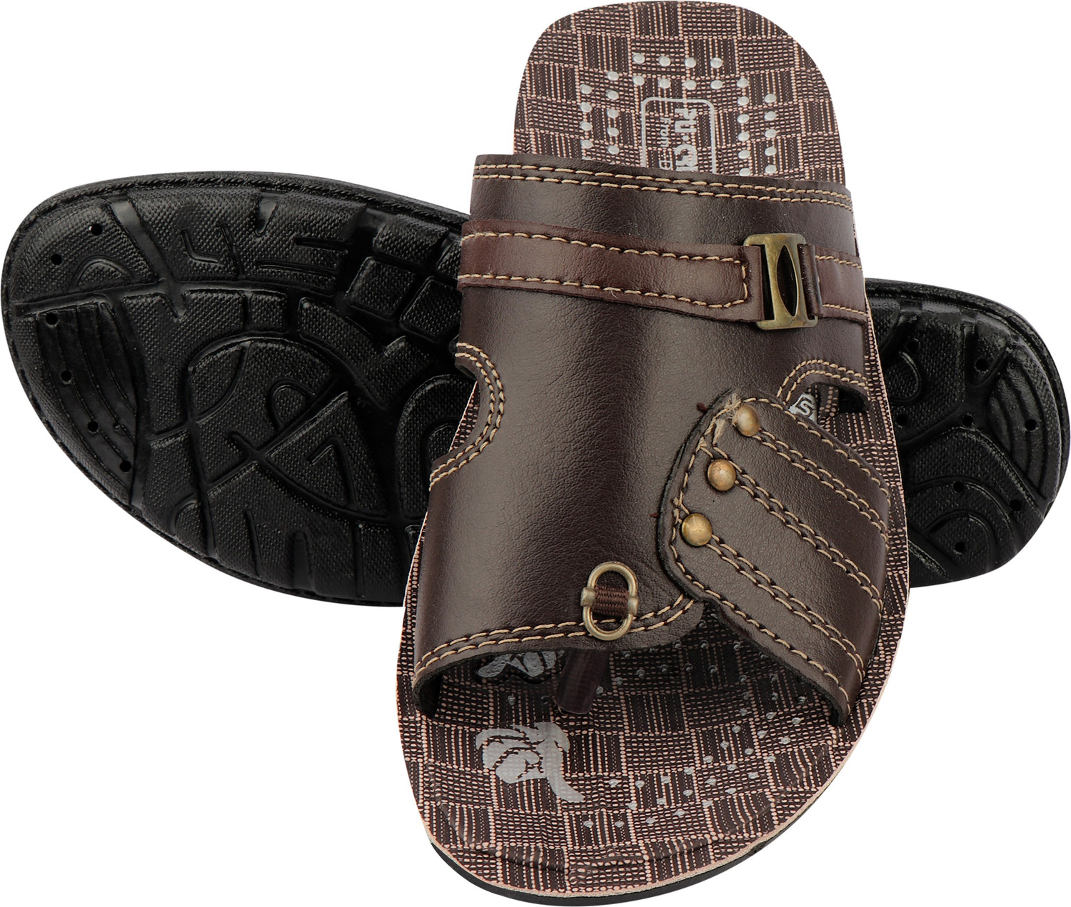 Image of CALCADOS Men Sandal (Brown, 7)
