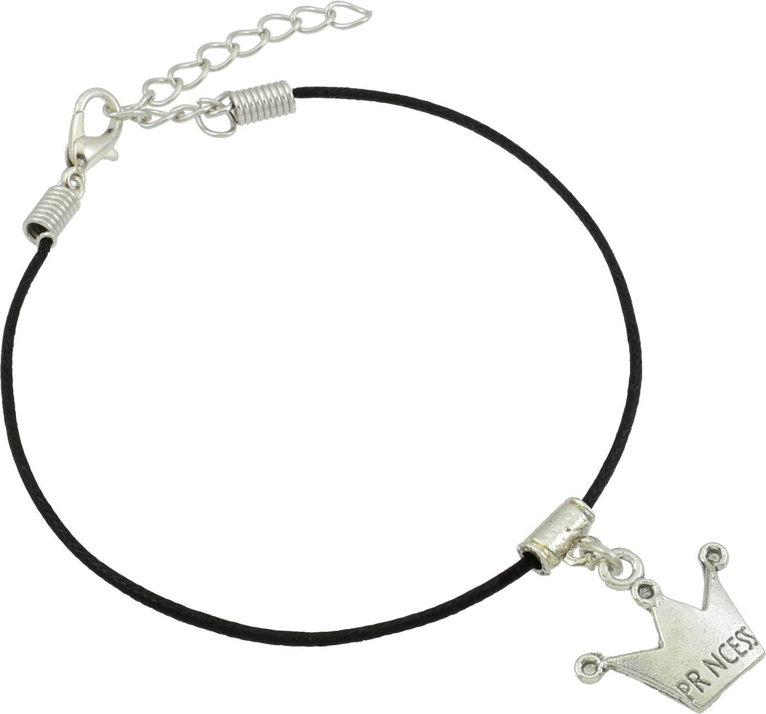 18 Fashion Street Stylish Black Thread Anklet With Charm Cotton Dori Anklet