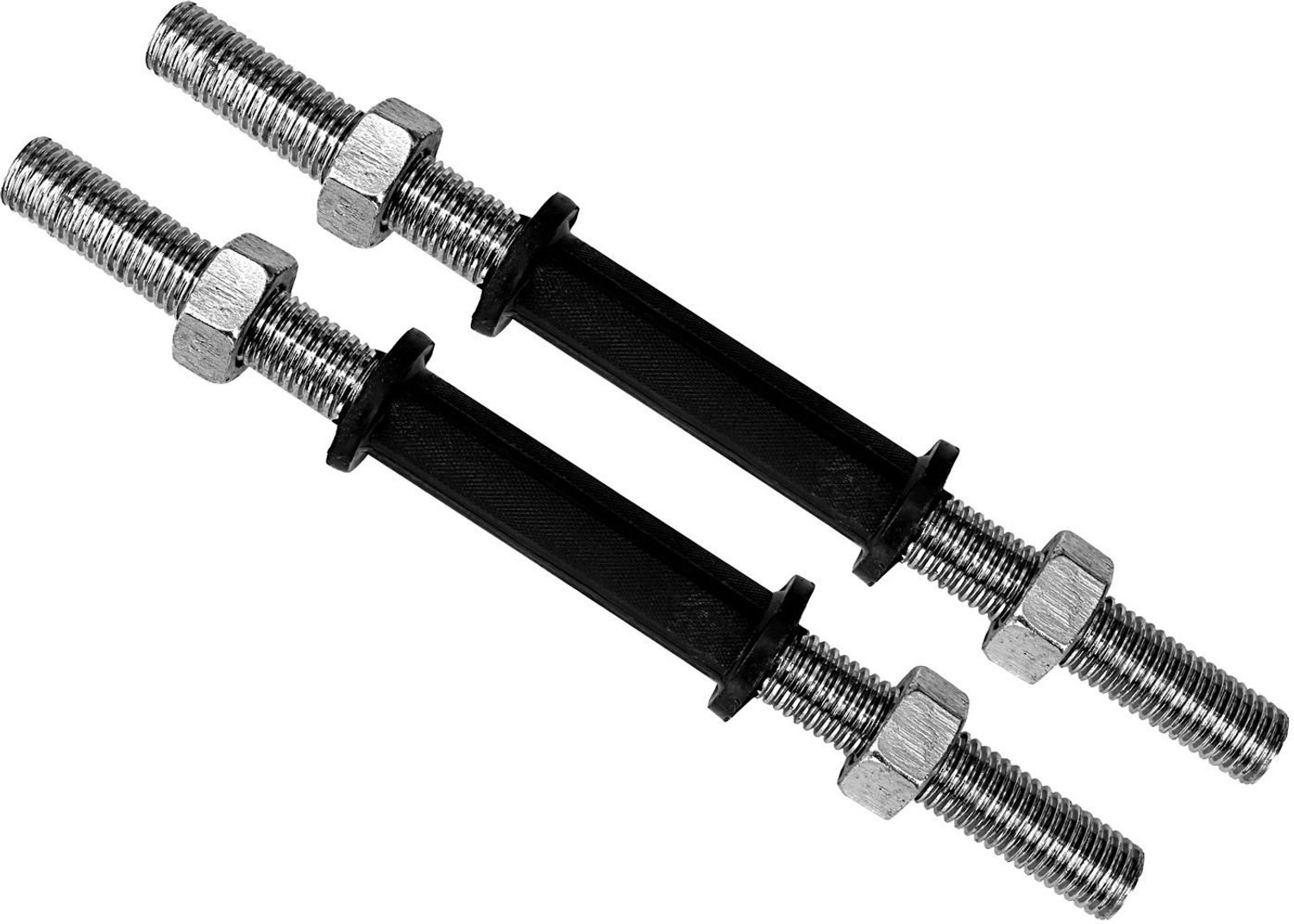 Image of GRIFFIN Dumbbell Rod 11 Inches with 4 Iron Nuts For Exercise & Fitness Weight Lifting Bar