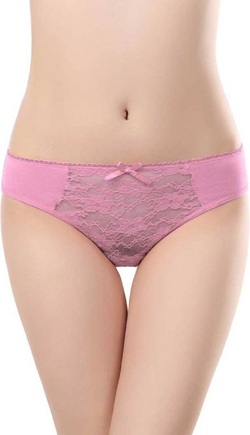 ANSARI HOSIERY Women Bikini Pink Panty