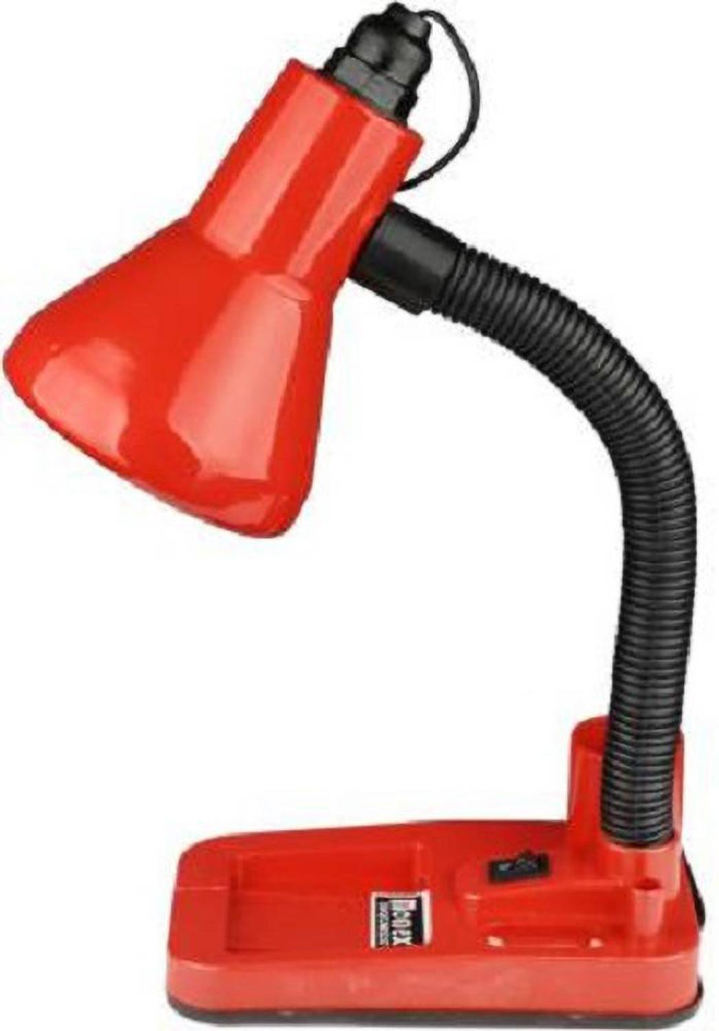 AKR Adjustable Neck Red Glossy Table Lamp, Study Lamp Study Lamp