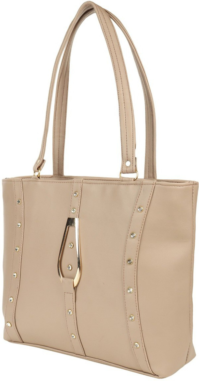 Image of FANEX Women Beige Hand-held Bag
