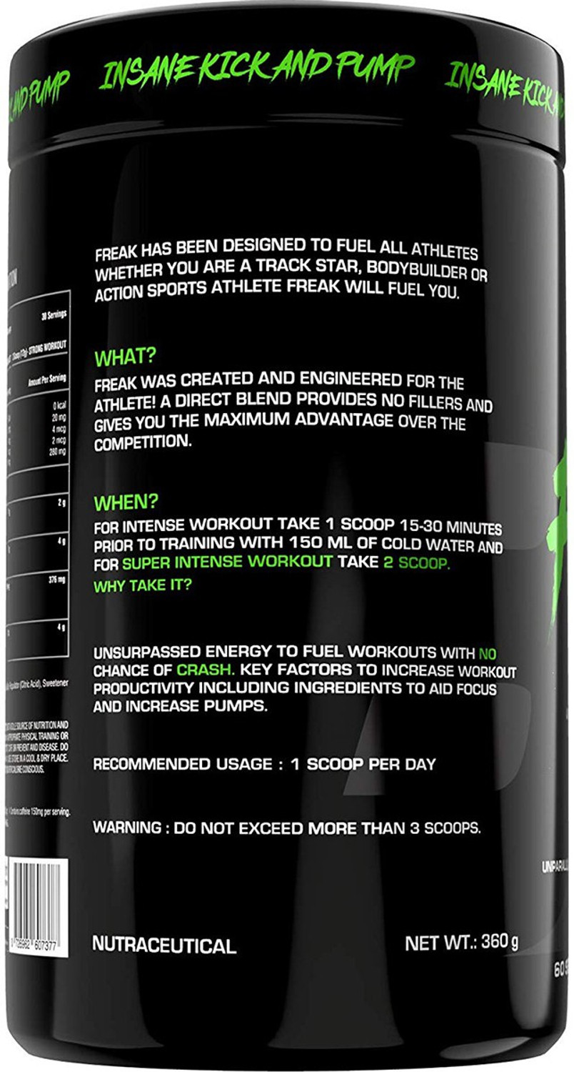 Image of BIGMUSCLES NUTRITION Freak Tropical Cyclone 60 Serving Pre Workout