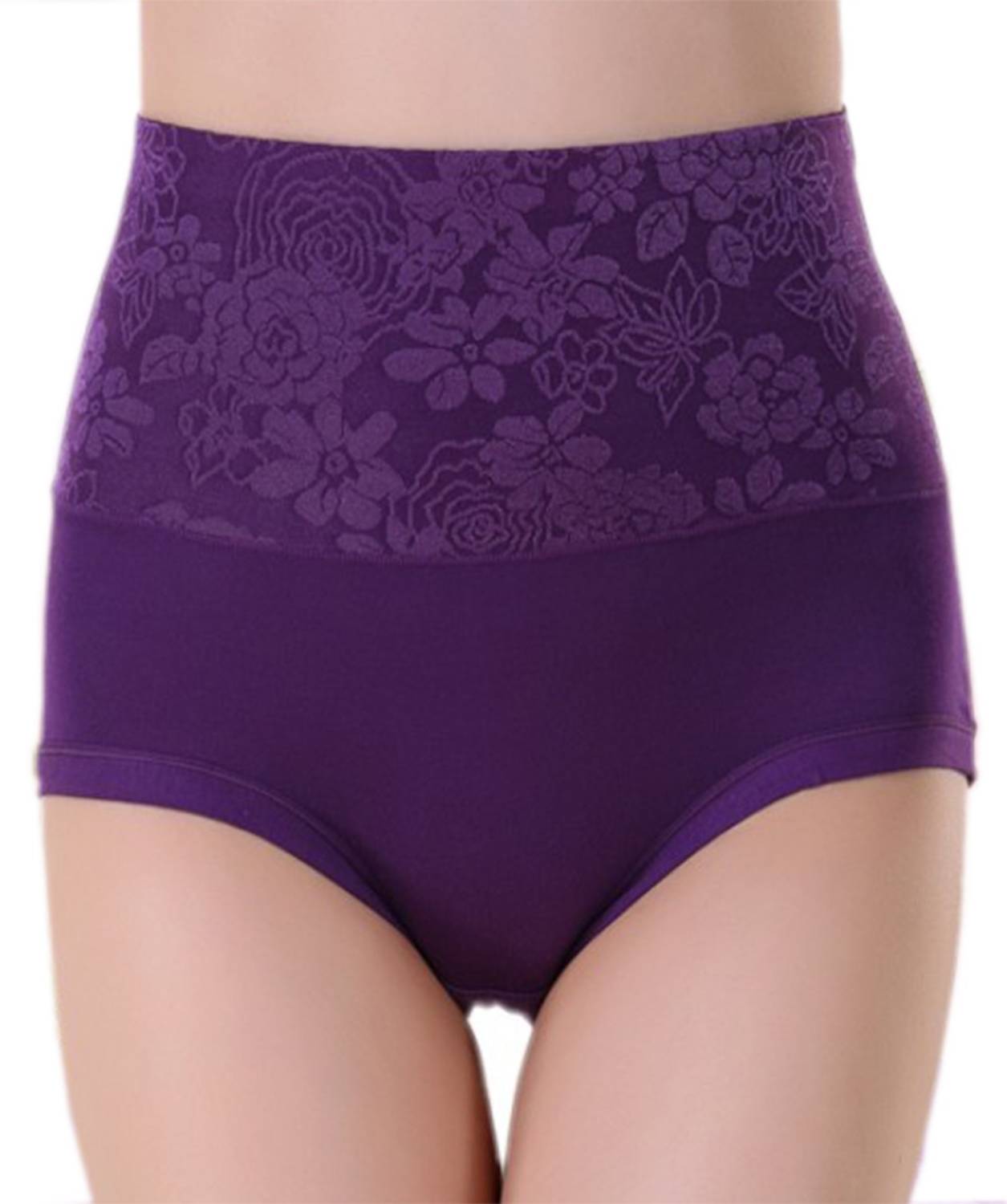 3SIX5 Women Hipster Purple Panty