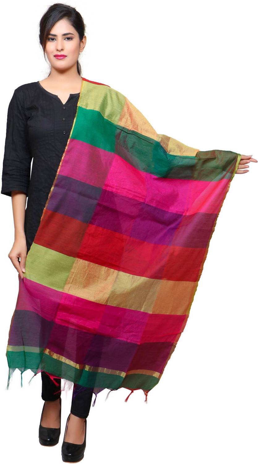 BANJARA INDIA Silk Blend Self Design Women Dupatta