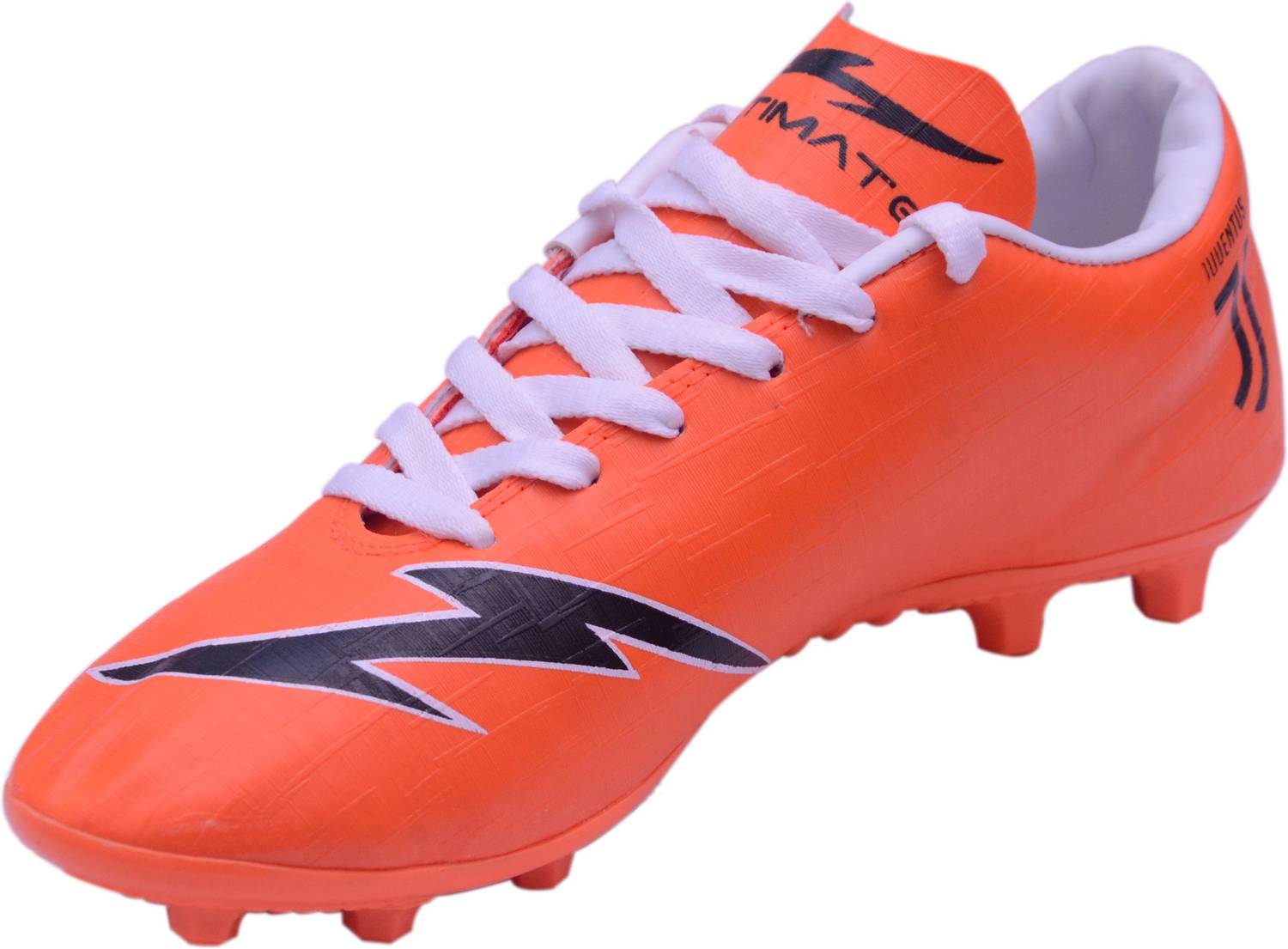 CR7 Juventus Men's Orange Football Shoes or Studs Football Shoes