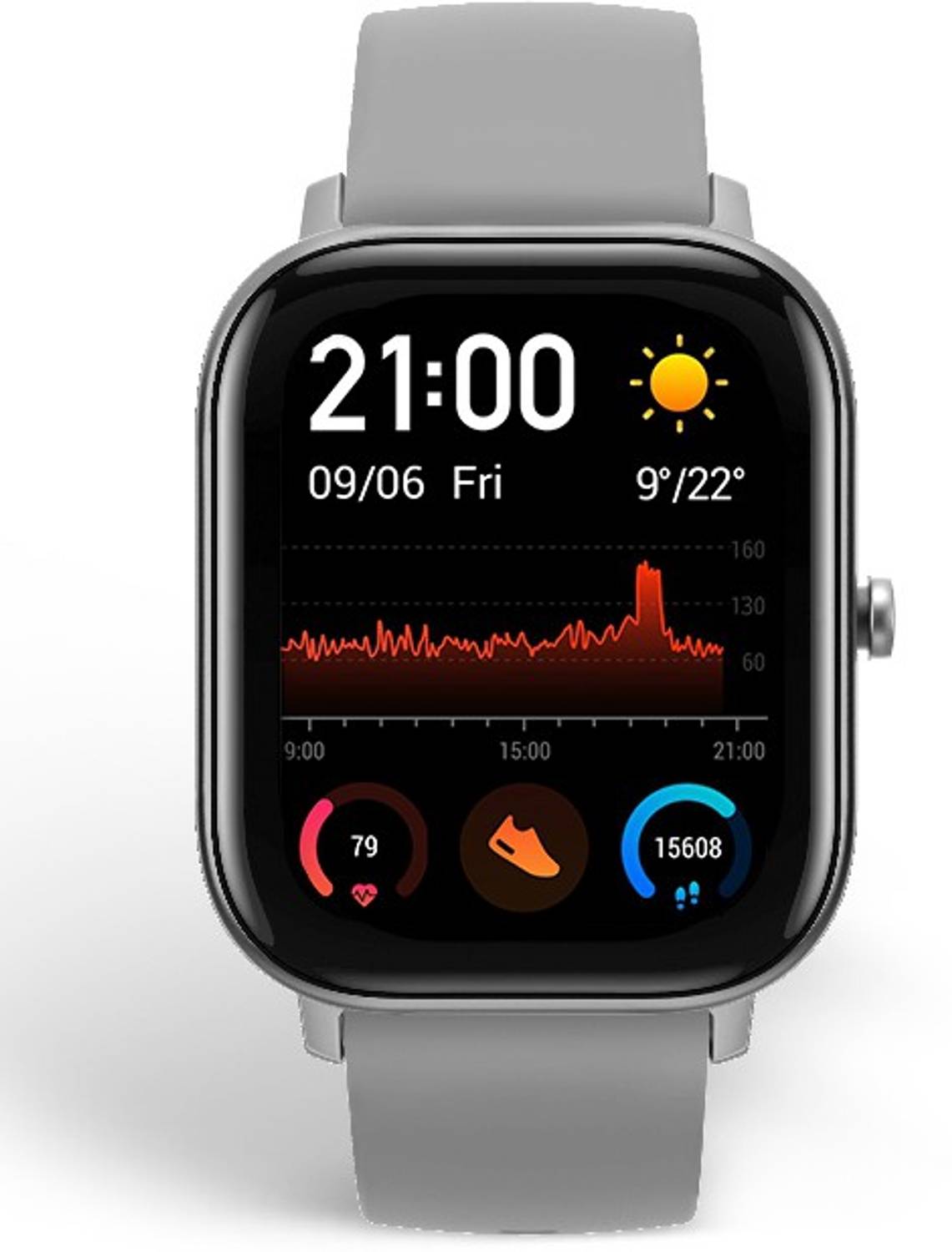 huami GTS 1,65 HD AMOLED Ultrathin and lightweight metal body Smartwatch