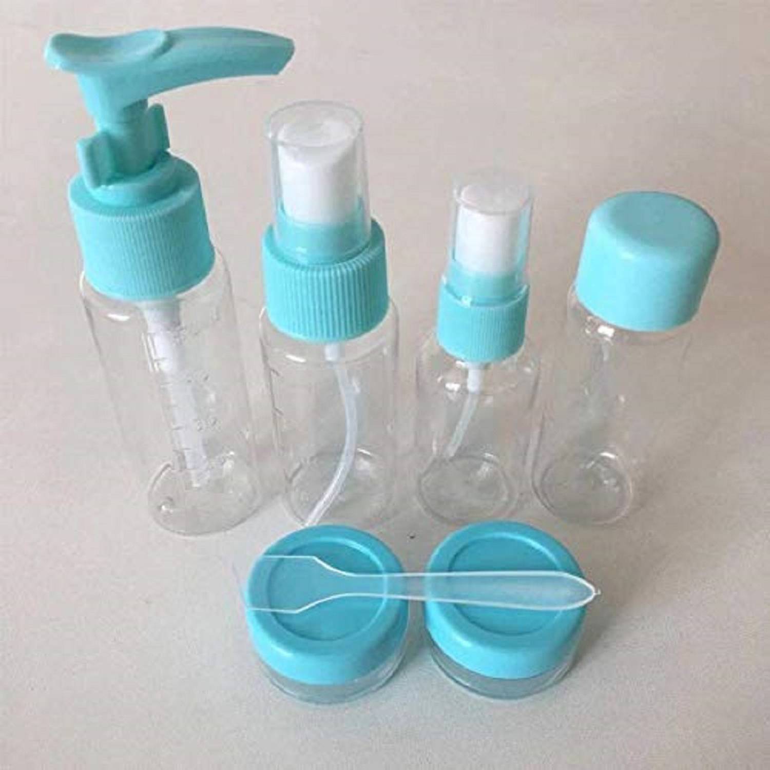 4tens Portable Travel Cosmetics Bottles Plastic Pressing Spray Bottle for Makeup Travel Toiletry Kit