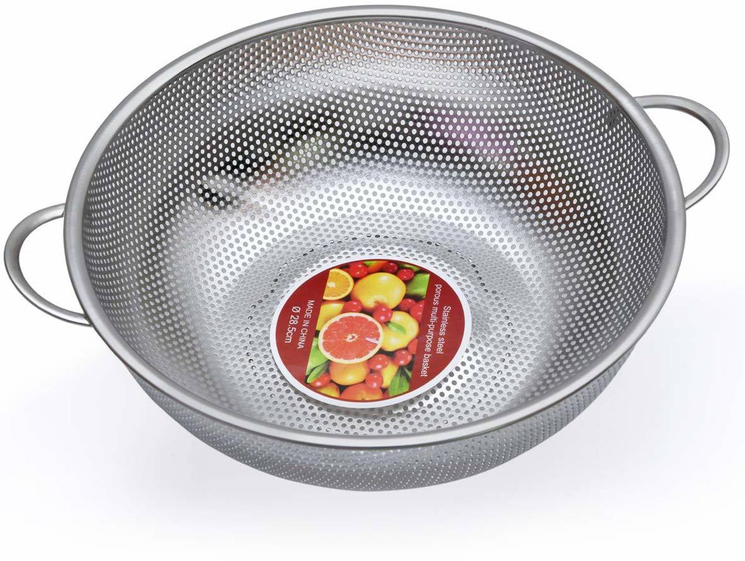 4tens Stainless Steel Kitchen Fruit Vegetable Rice Washing Baskets Strainer Drainer Strainer