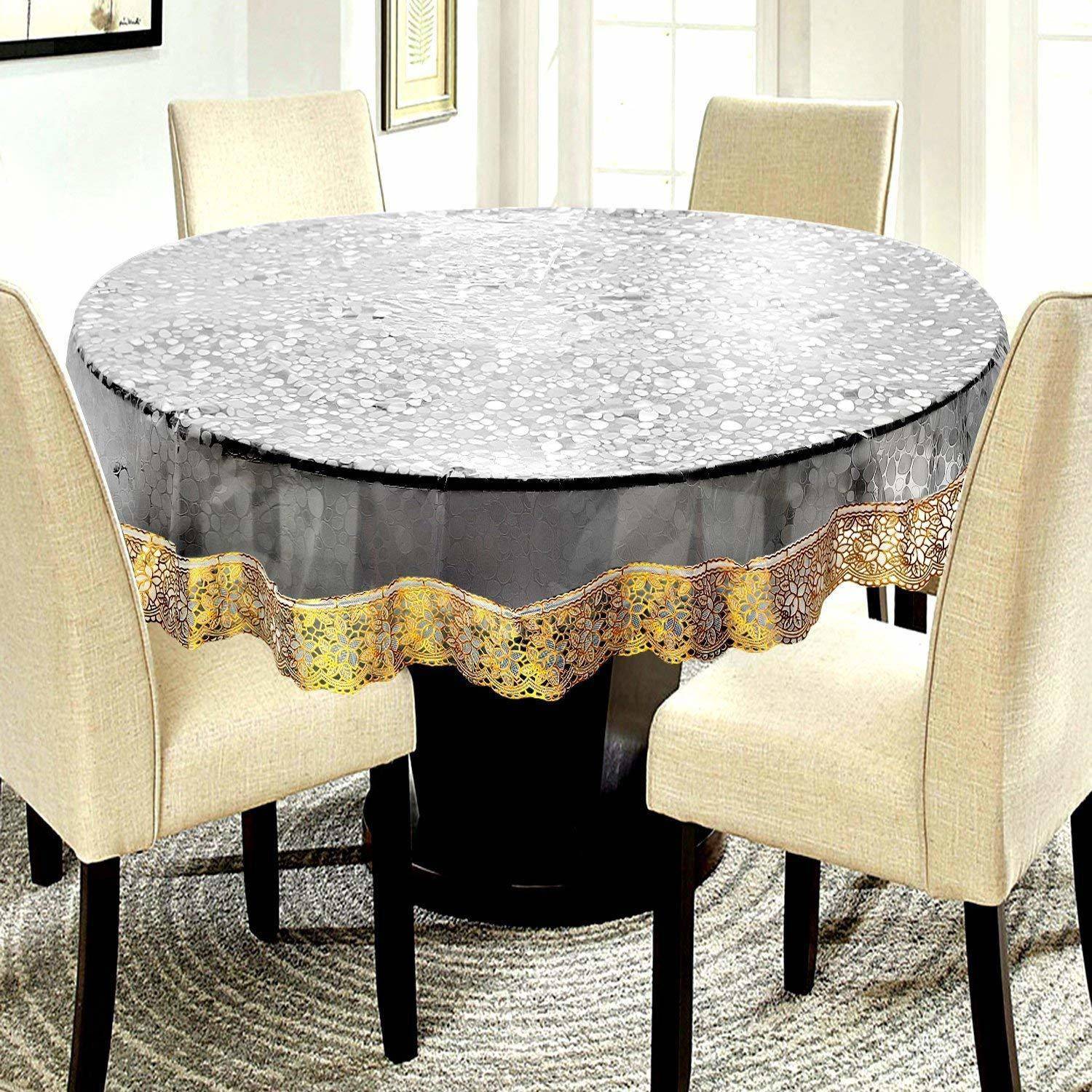 BLUEGRACE PVC 4 Seater Geometric Table Cover