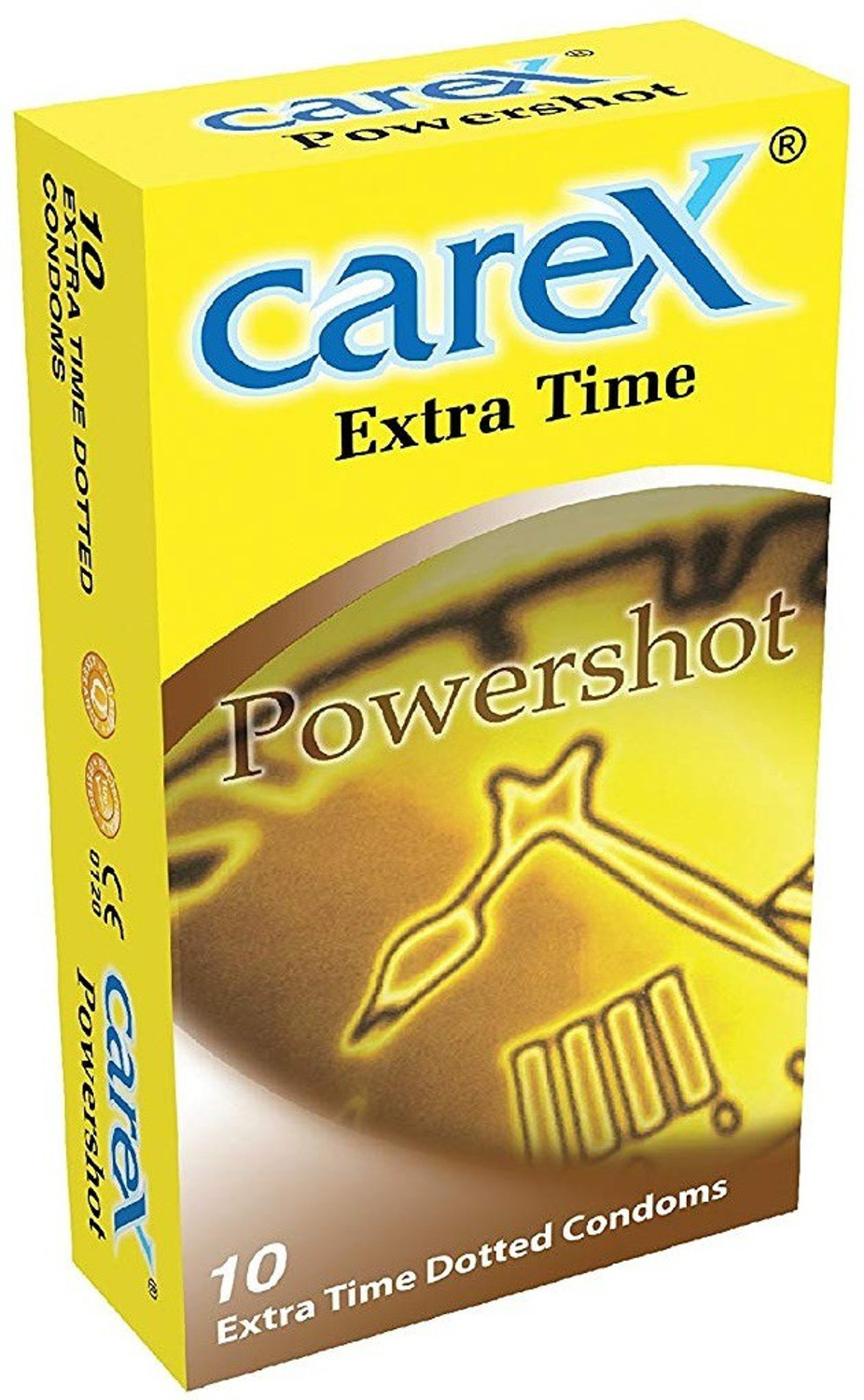 Image of CAREX Power Shot Extra Time Dotted Condoms Condom