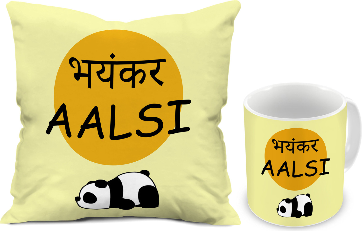 Image of Paperholic Creations Cushion, Mug Gift Set