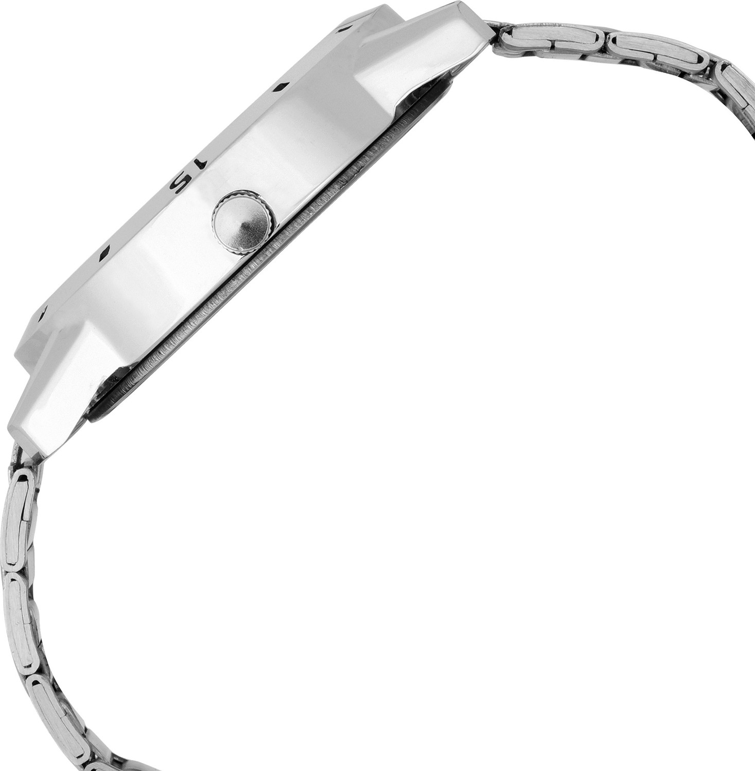 Image of just like AVIO STEEL Silver Analog Watch - For Men
