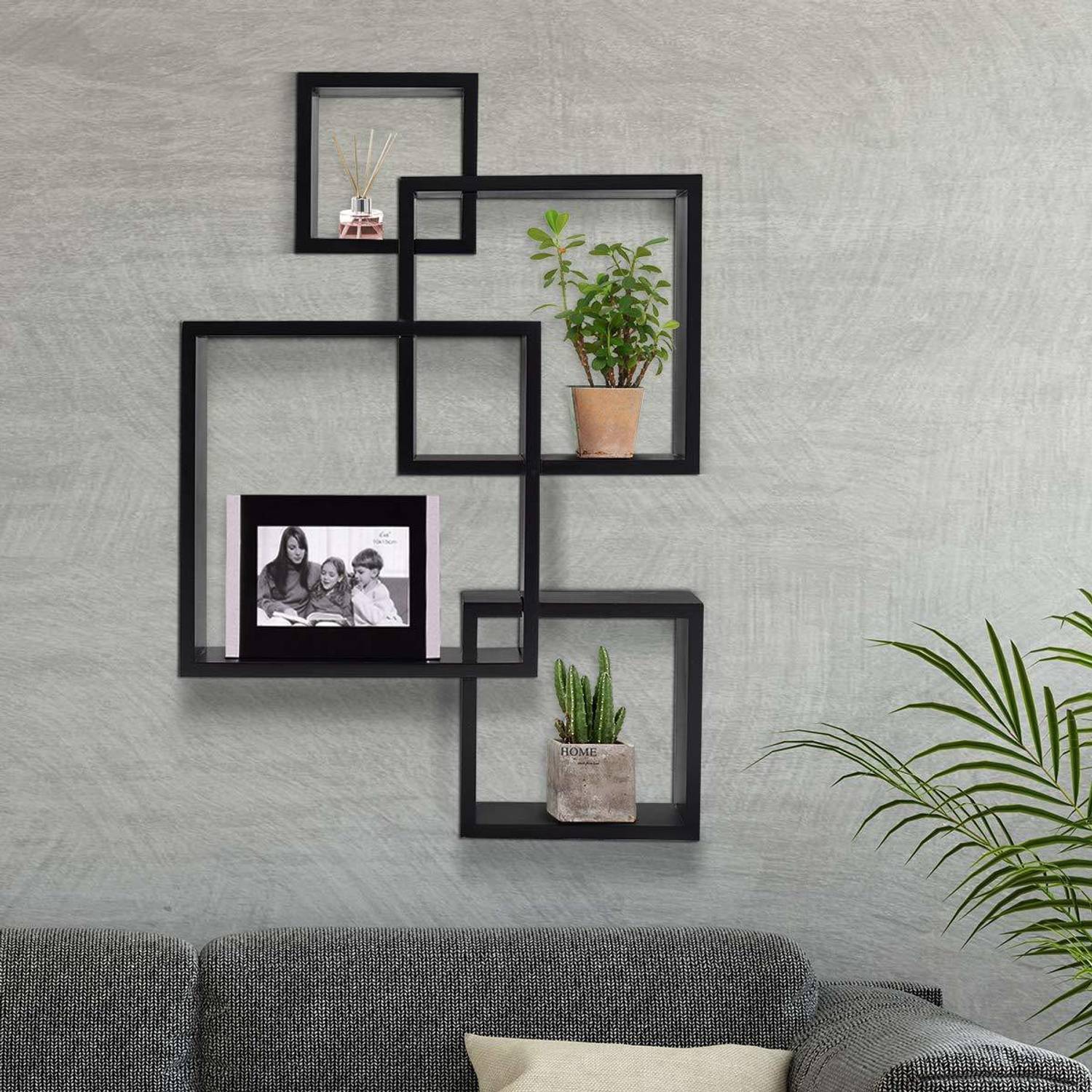 Eco Handicrafts Wooden Beautiful Fancy Wall Shelves and wall Rack
