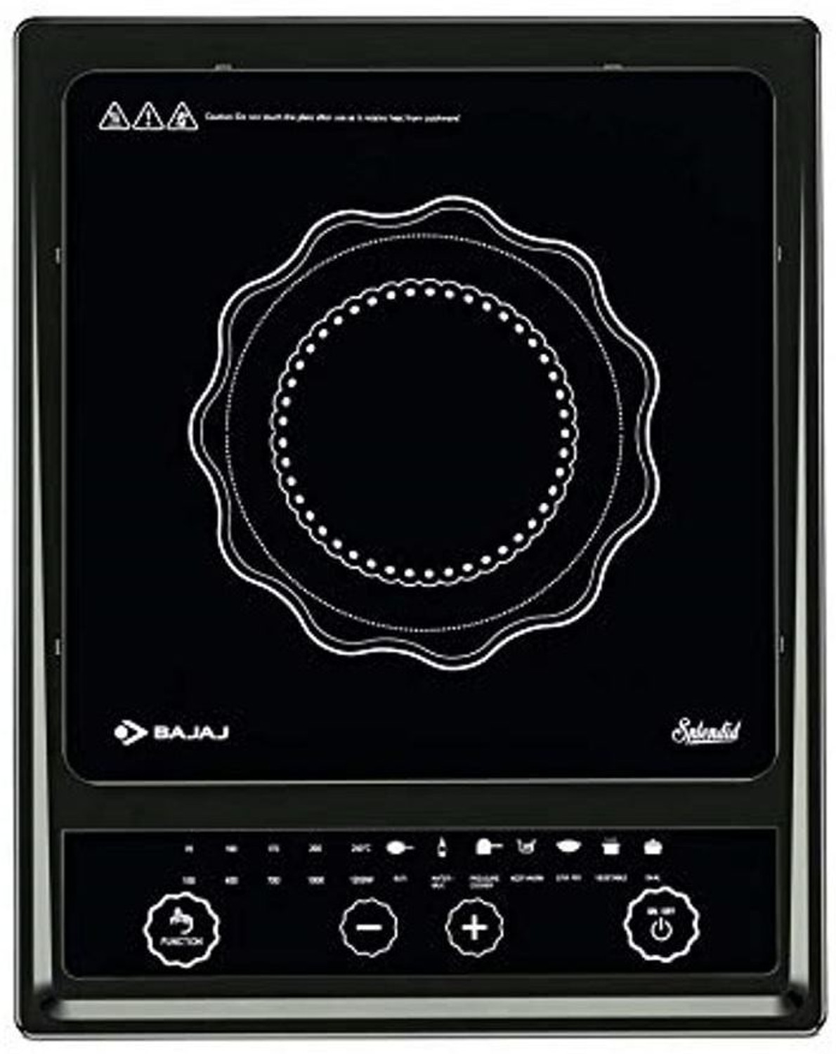 Image of BAJAJ 1200 W Induction Cooktop Push Button