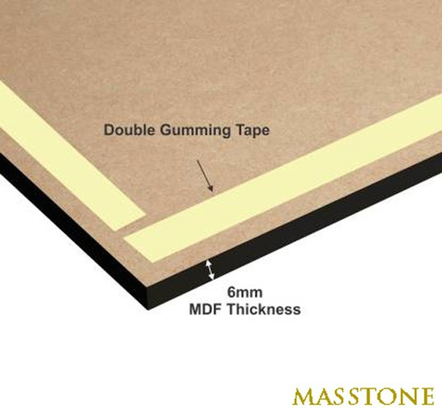 Image of Masstone Dr. Ambedkar Motivational Thought Self Adhesive 6mm MDF Panel Painting Digital Reprint 18 inch x 12 inch Painting (With Frame)