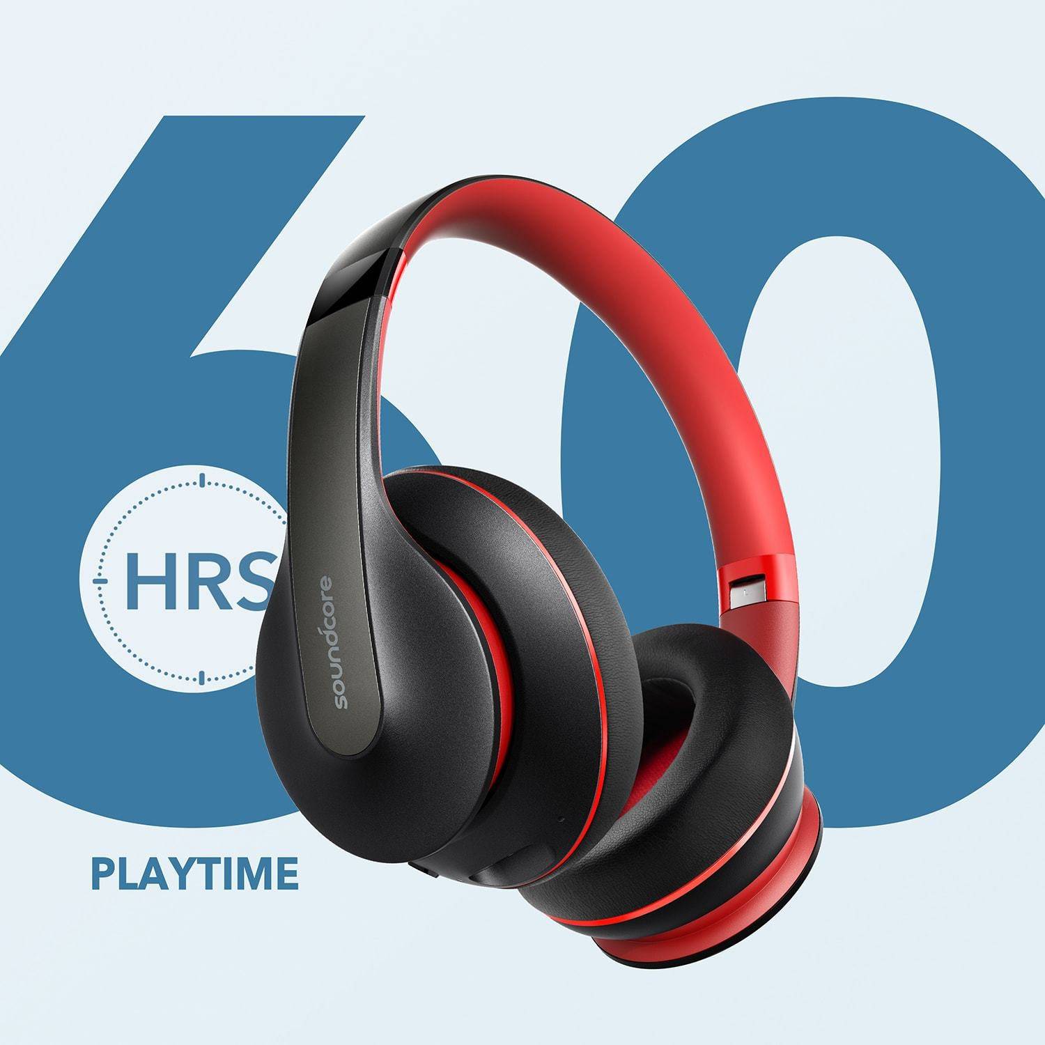 Soundcore Life Q10 Fast Charging Bluetooth Headphones - Image 3