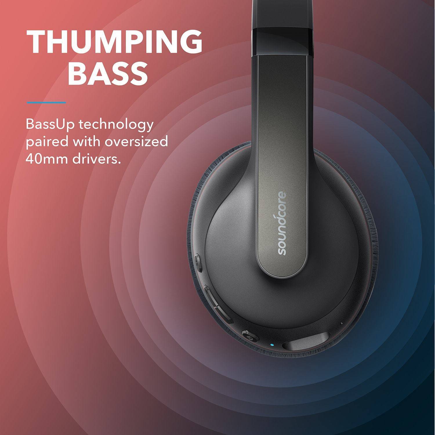 Soundcore Life Q10 Fast Charging Bluetooth Headphones - Image 5